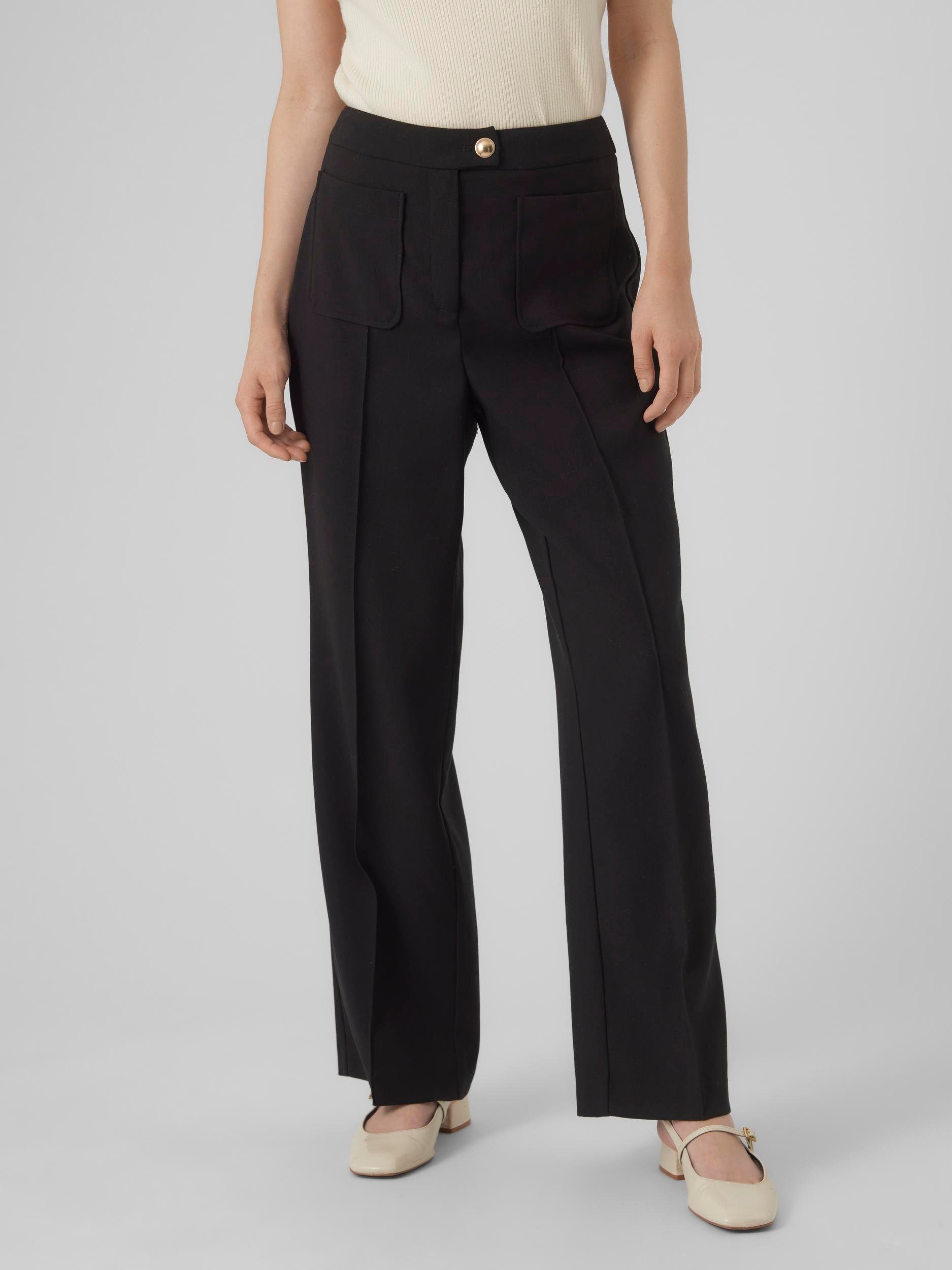 Vero Moda Anzughose VMGECINA HW WIDE PANTS TLR WVN BTQ