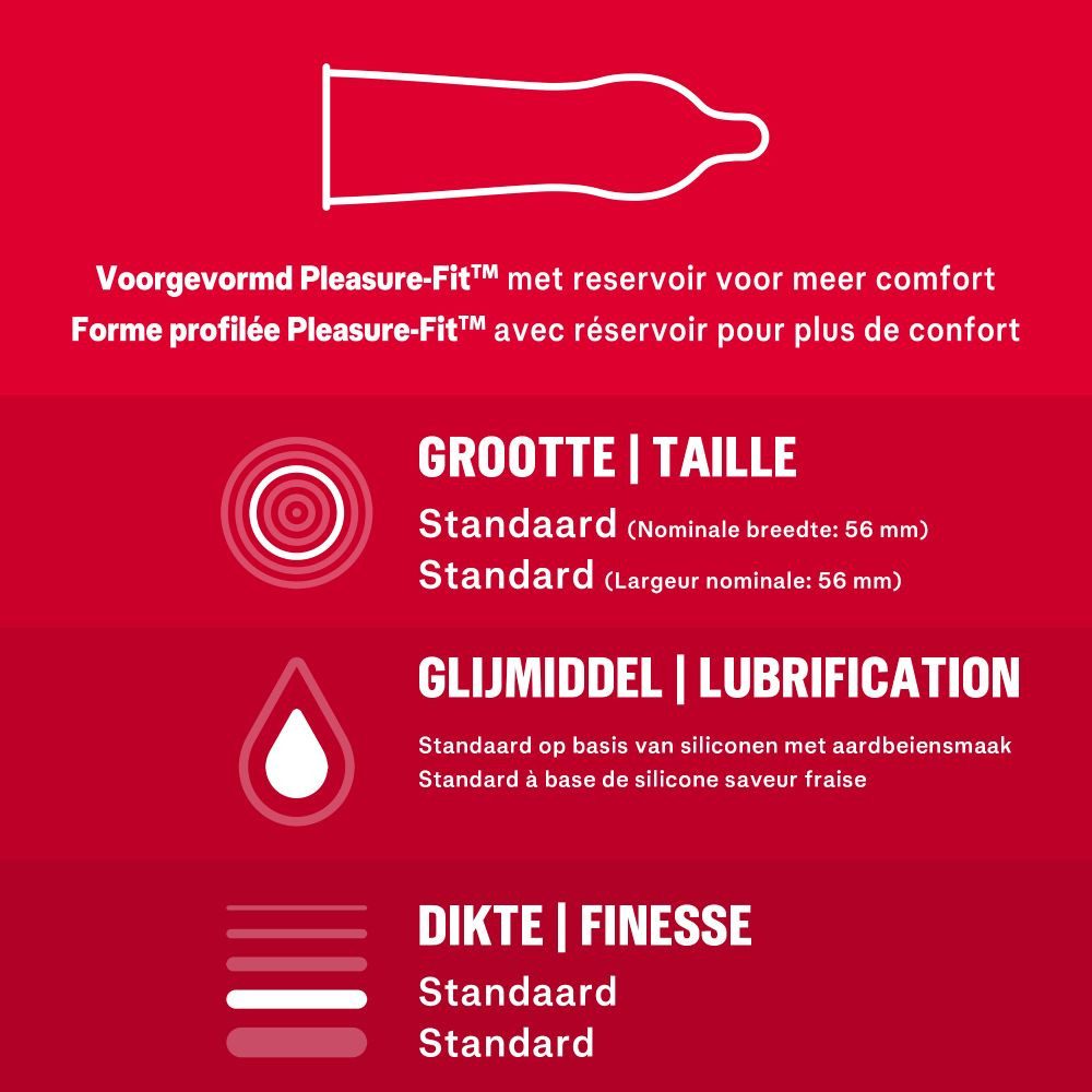 durex Kondome Durex Kondome mit Erdbeergeschmack - 20 Stück