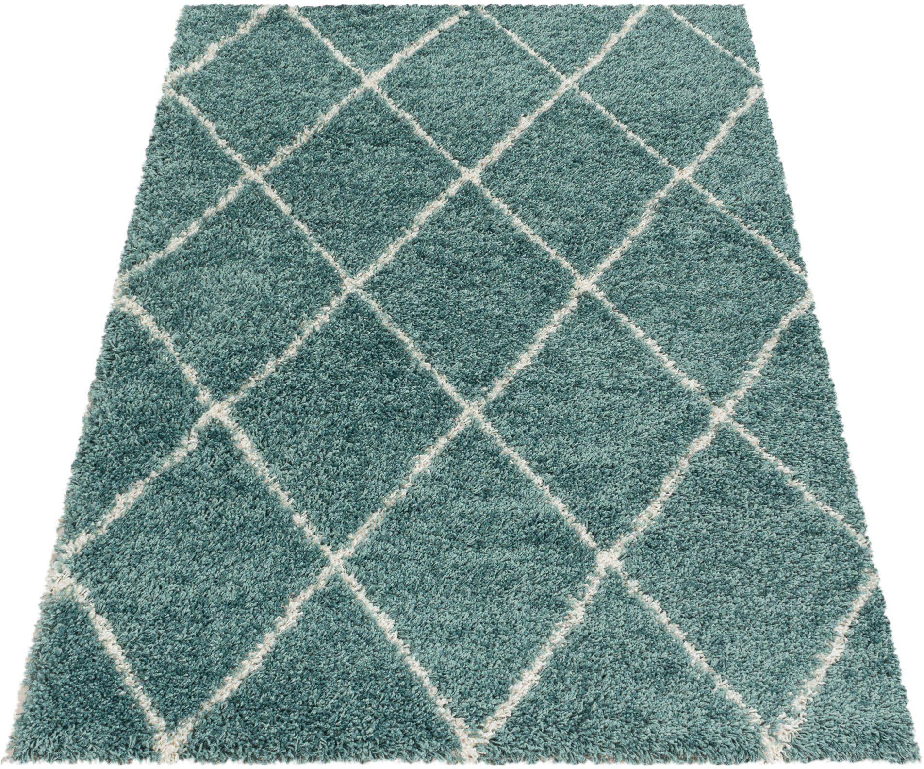Ayyildiz Teppiche Hochflor-Teppich ALVOR 3401, rechteckig, günstig online kaufen