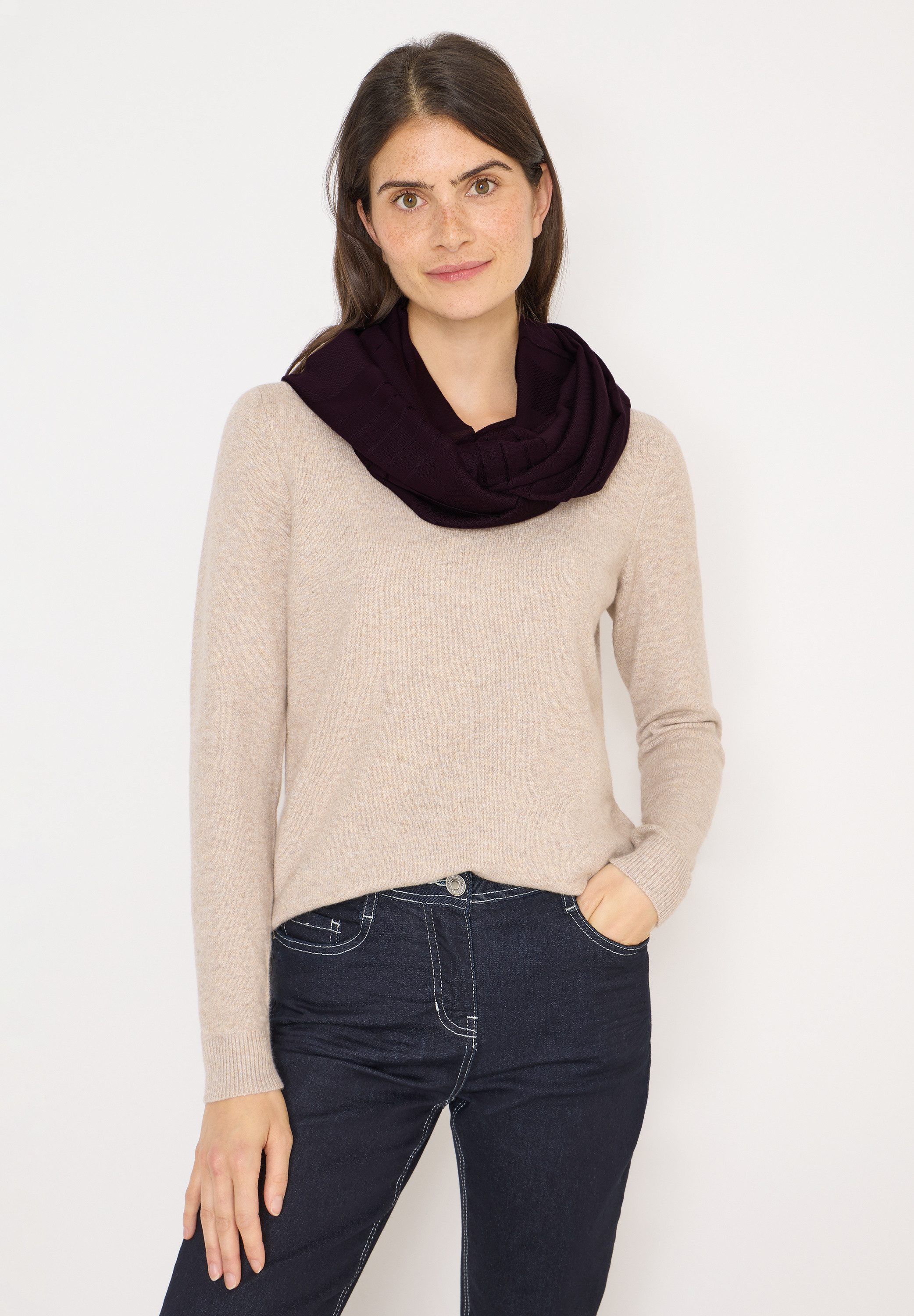 CECIL Loop, mit Struktur günstig online kaufen