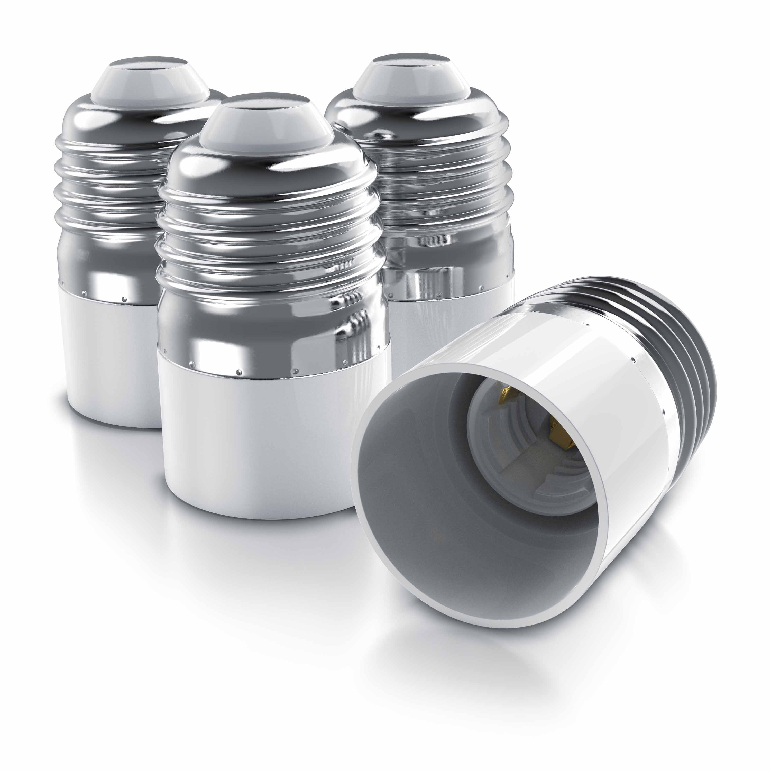BEARWARE Лампыfassung, (Spar-Set, 4-St), Лампыsockel Adapter - E27 Fassung auf E14 Sockel Лампыadapter