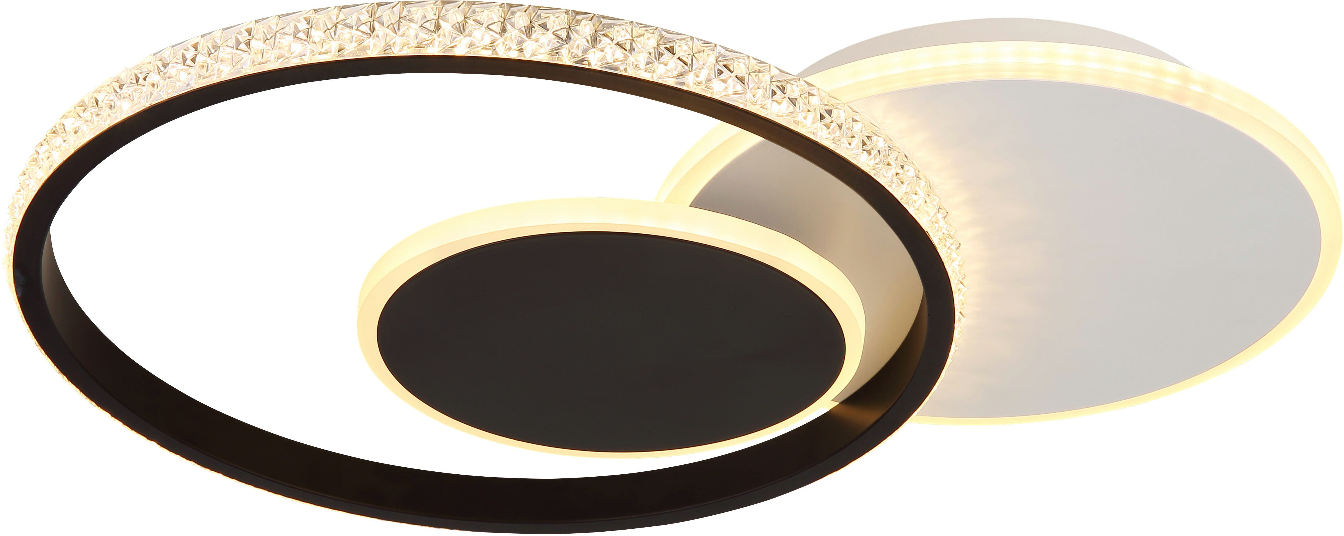 GLOBO LIGHTING LED Deckenleuchte PERLIX, LED fest integriert, Warmweiß, Deckenlampe/Wohnzimmer/Schlafzimmer/modern