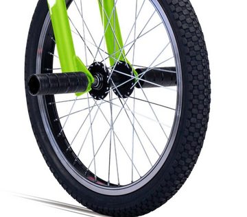 breluxx BMX-Rad 20 Zoll BMX TOTEM olive, 360° Rotor-System, Freestyle - inkl. 4 Pegs, 1 Gang, ohne Schaltung