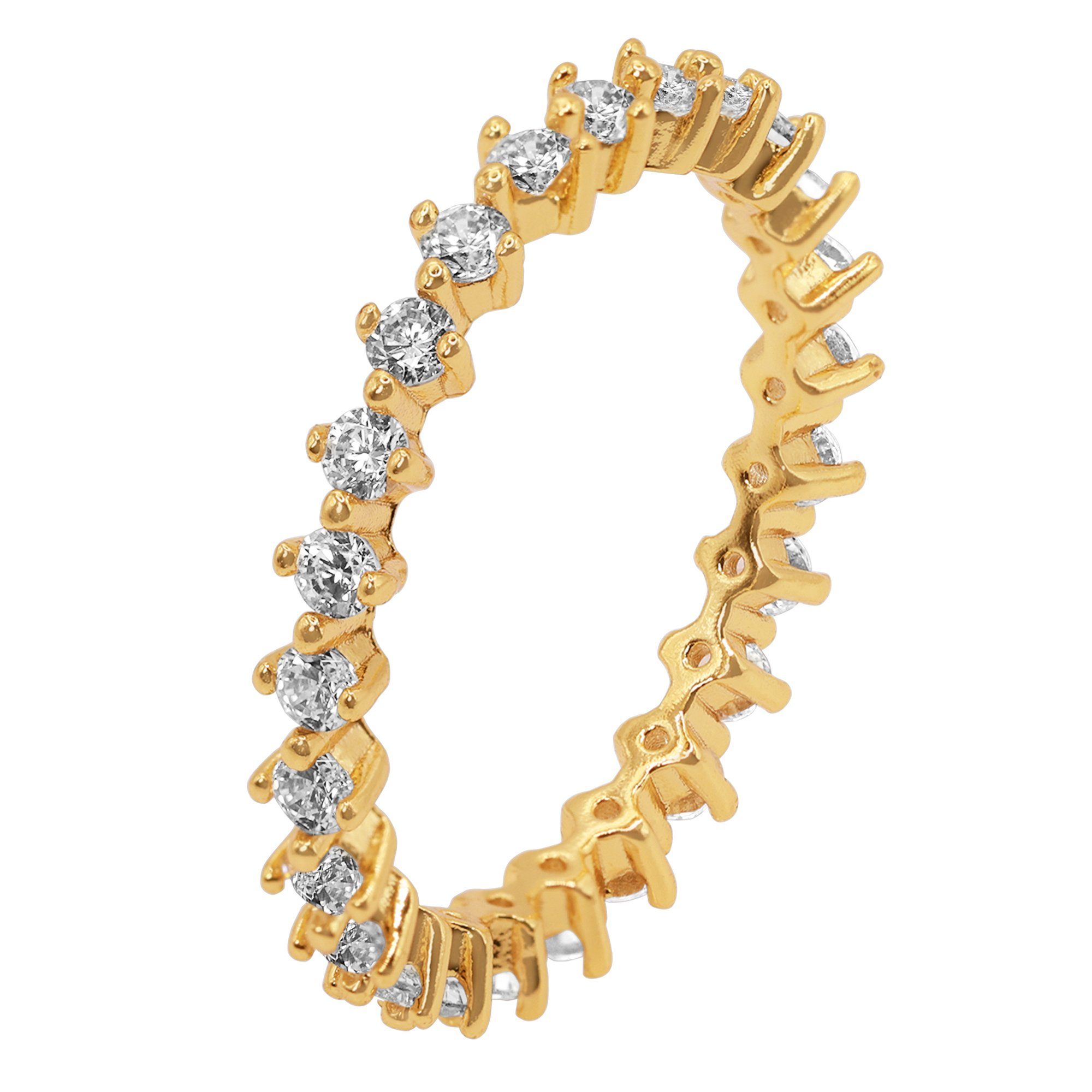 Heideman Fingerring Hallie goldfarben (Ring, 1-tlg., inkl. Geschenkverpackung), Ring mit Steinen