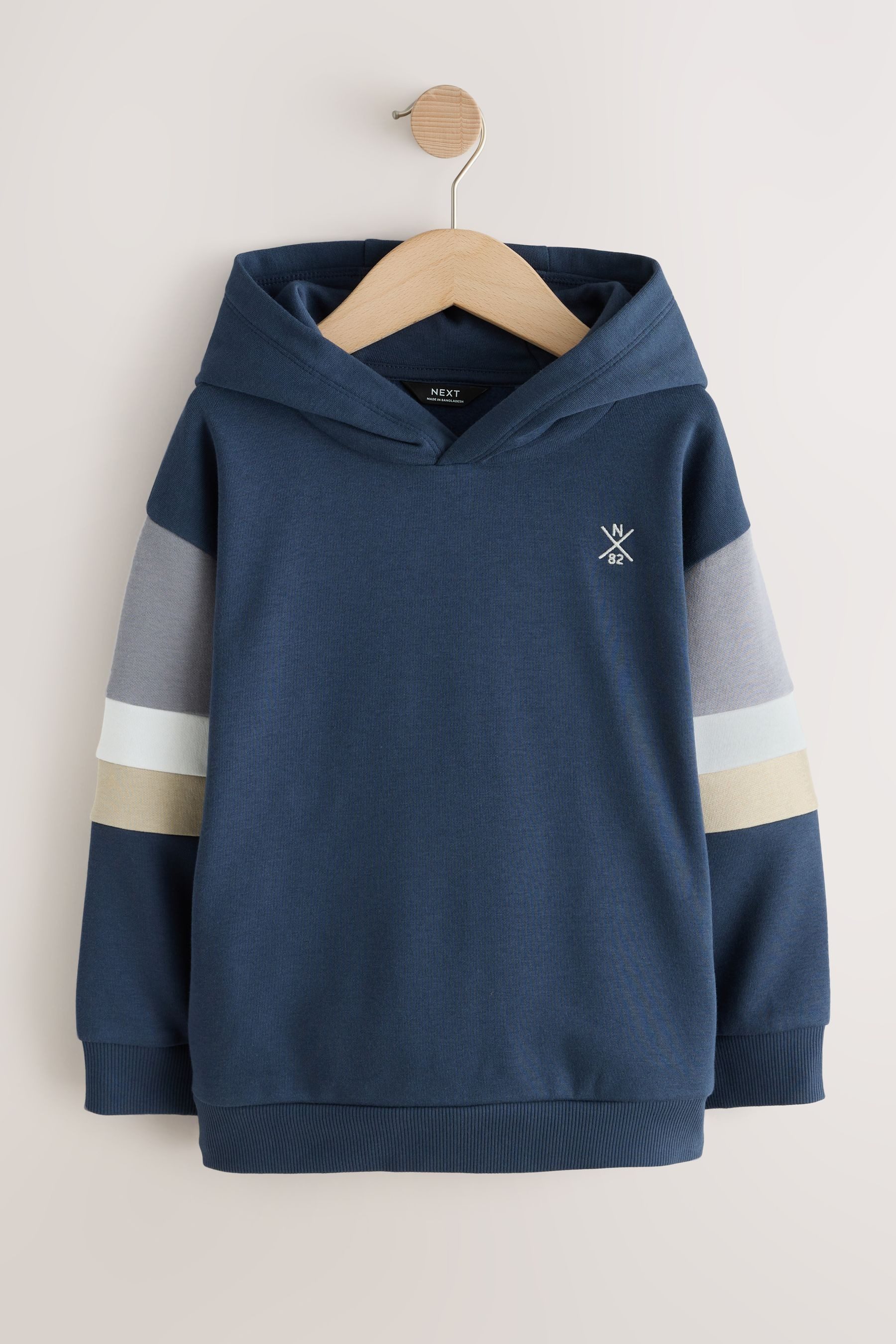 Next Kapuzenpullover Hoodie mit Farbblockdesign (1-tlg)