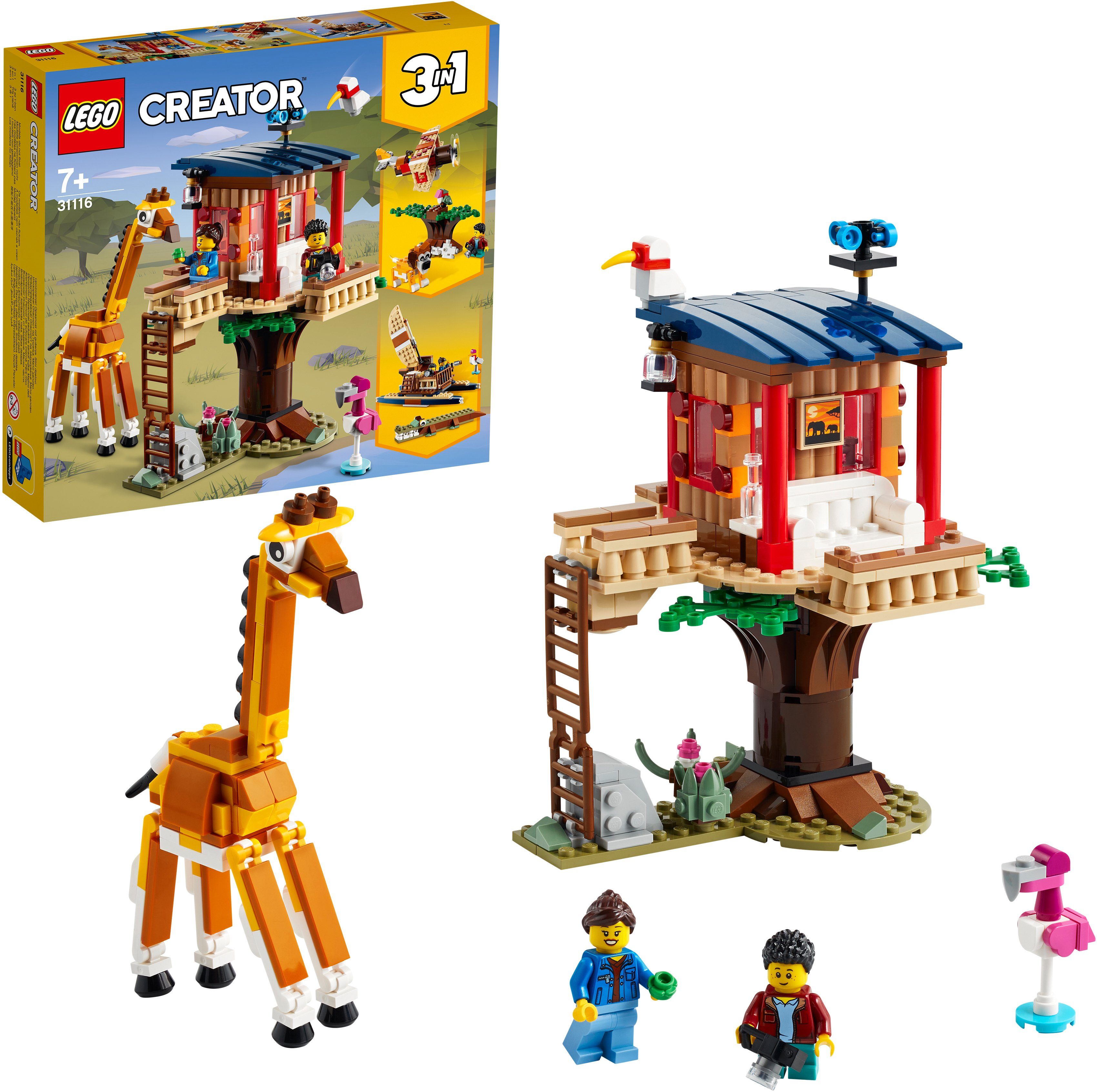 Image of LEGO® Konstruktionsspielsteine »Safari-Baumhaus (31116), LEGO® Creator«, (397 St)