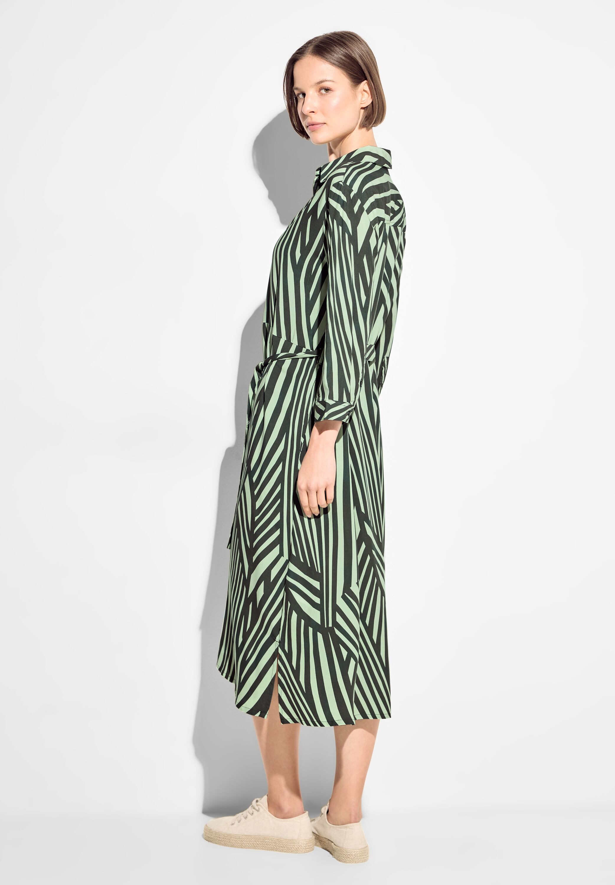 CECIL Blusenkleid mit Streifenmuster günstig online kaufen