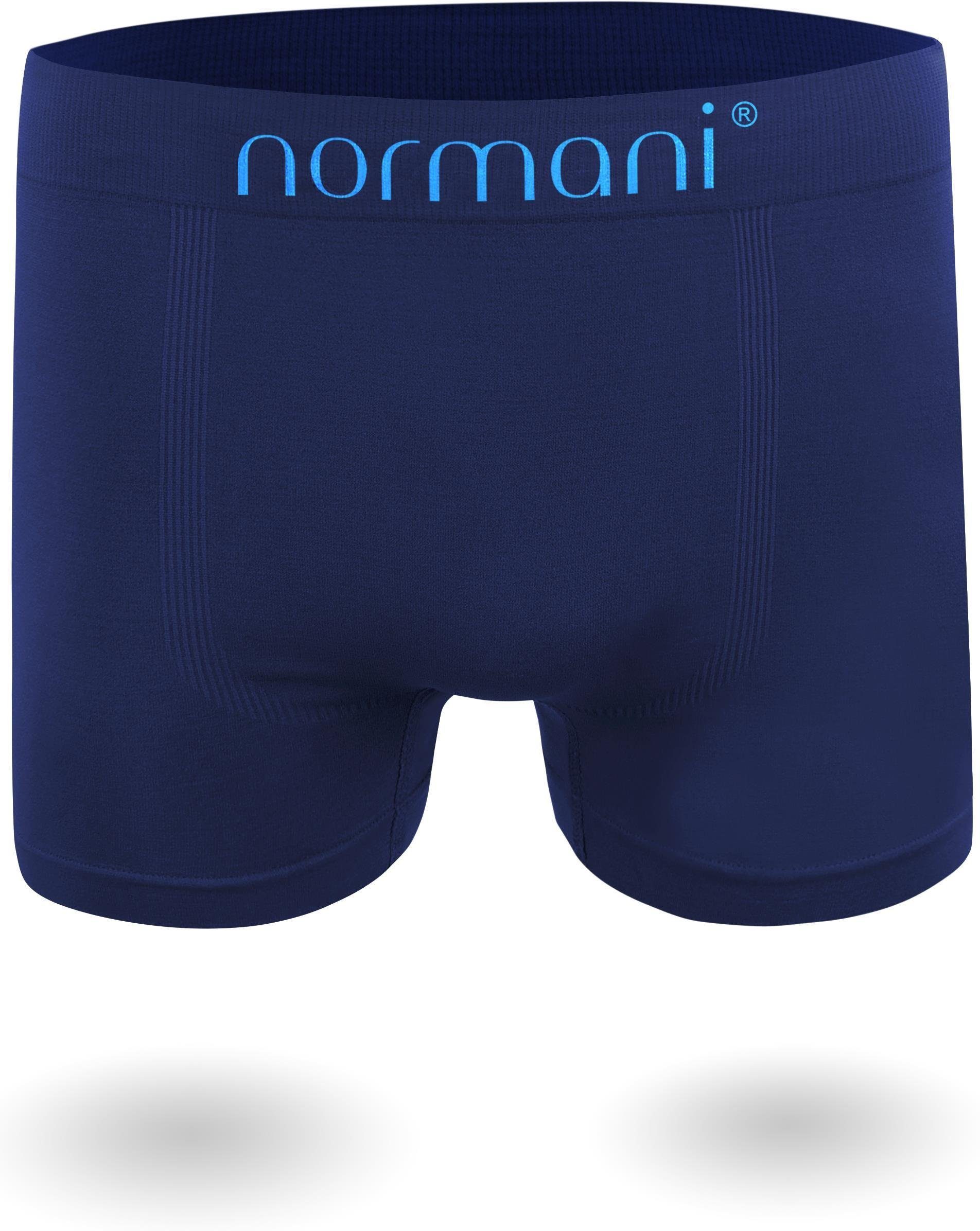 normani Retro Boxer Herren schnell Unterhosen Sport trocknendem Material aus Blau