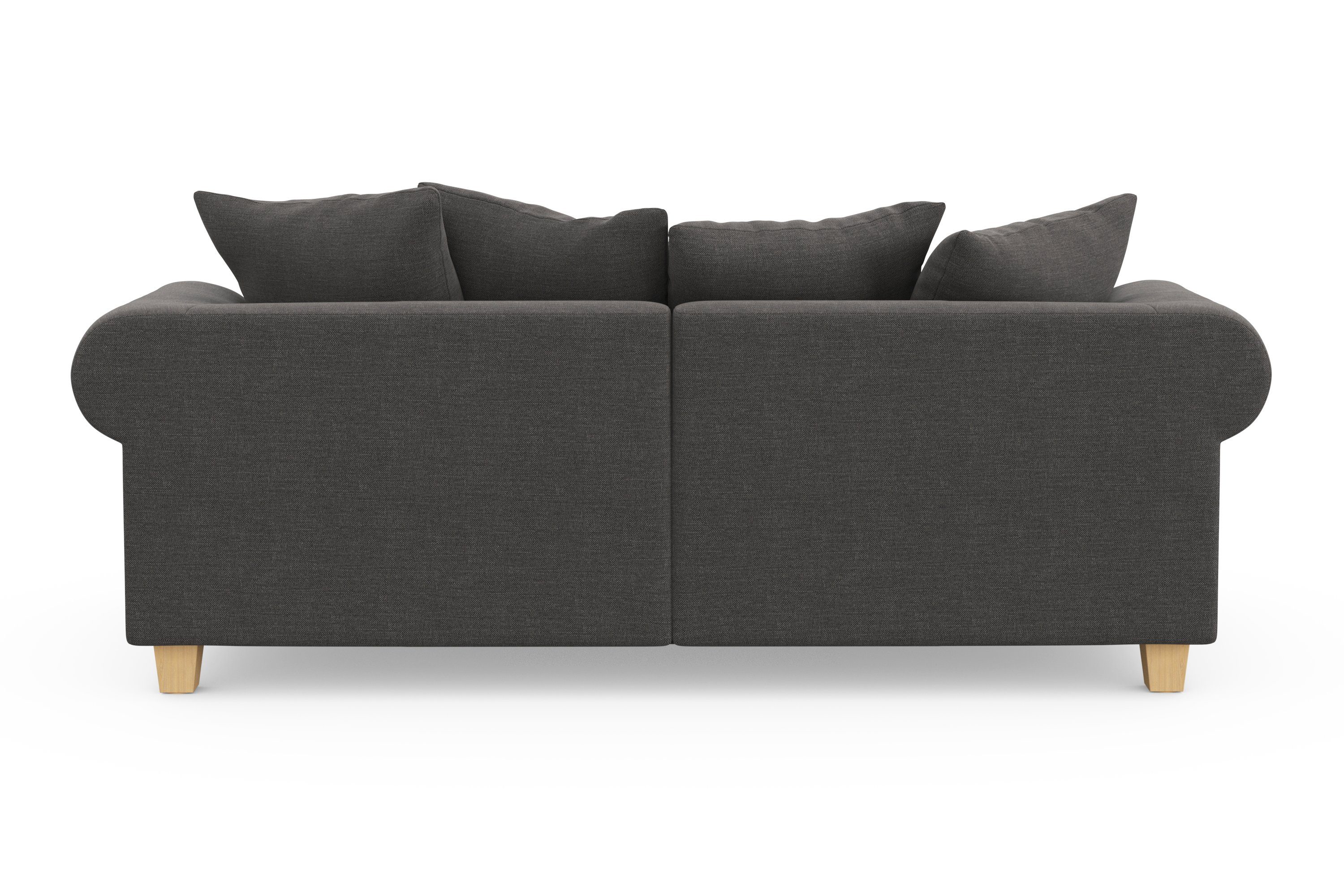 Home affaire Big-Sofa Queenie Megasofa, viele kuschelige zeitlosem mit Kissen Design, weichem Sitzkomfort und 2 Teile