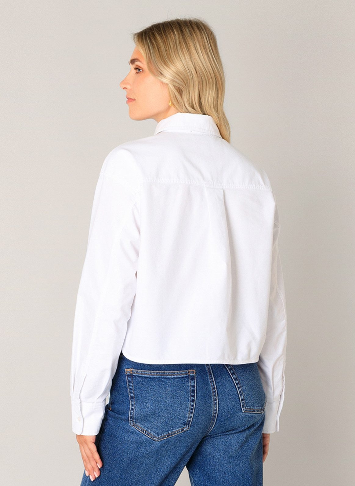 Base Level Hemdbluse Bea kurz, mit Brusttasche günstig online kaufen