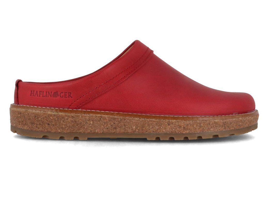 Haflinger Lederclogs Travel Classic Hausschuh outdoor geeignet