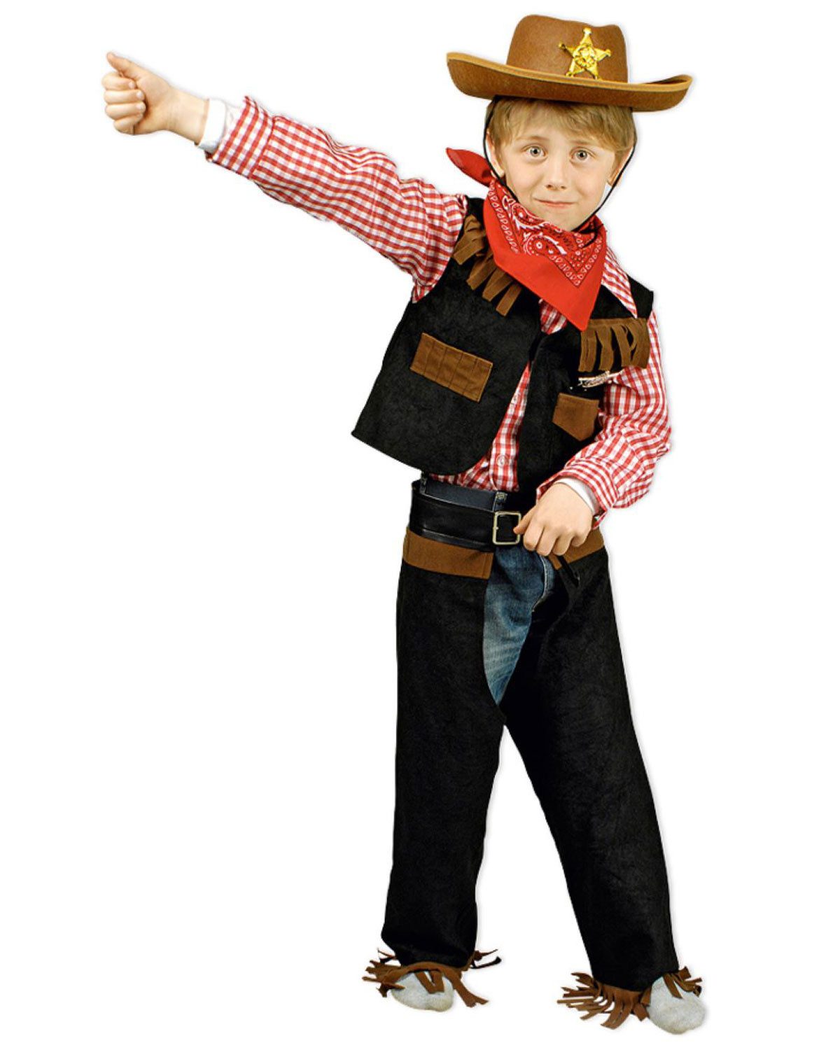 Das Kostümland Kostüm Cowboy Clive Kostüm für Kinder 3-tlg.