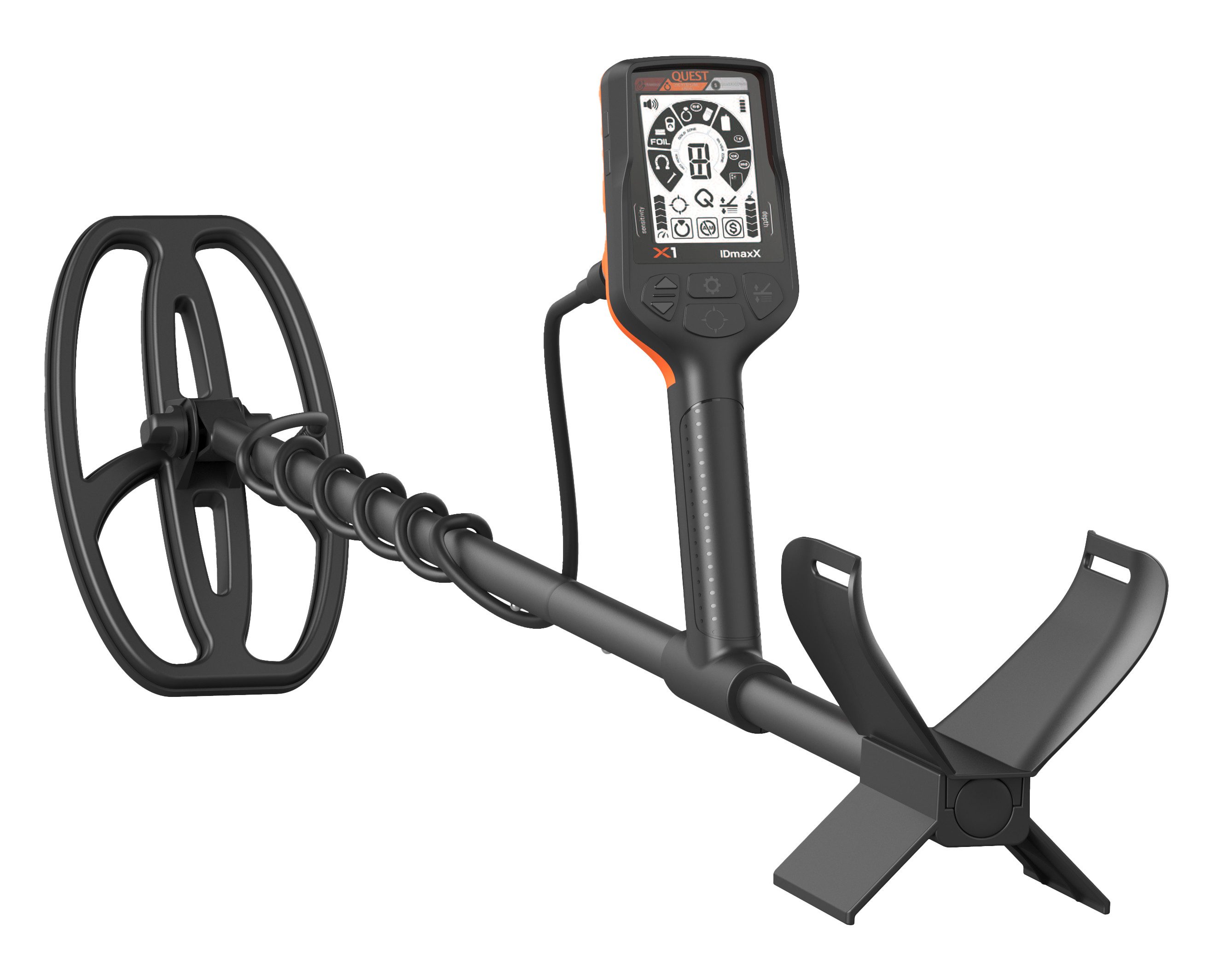 Quest Metalldetektor Quest X1 IDmaxX mit gratis Zubehör, Metalldetektor