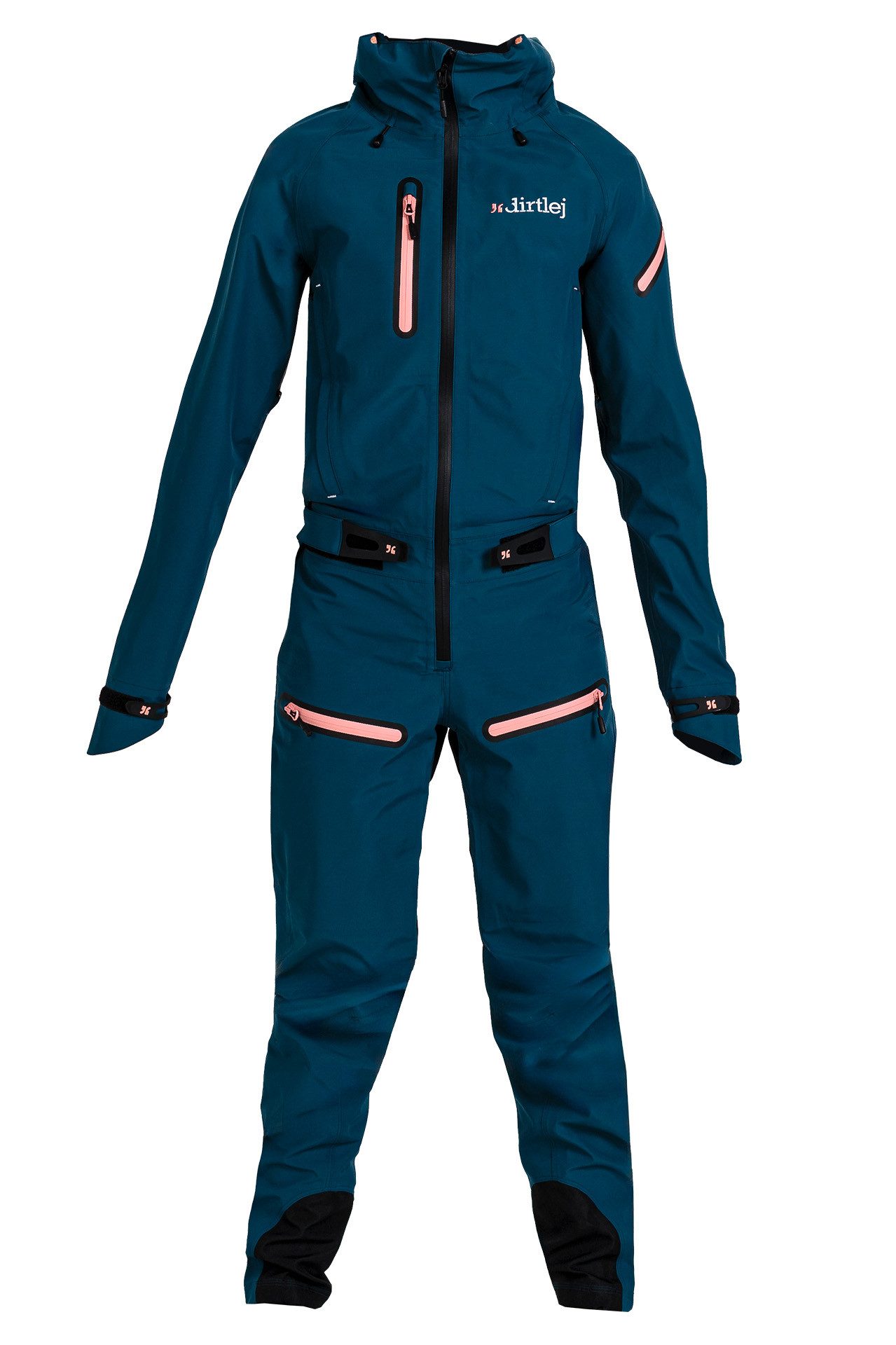 Dirtlej Regenoverall dirtsuit core edition ladies V4.1 space blush lange Beine (nicht abnehmbar)