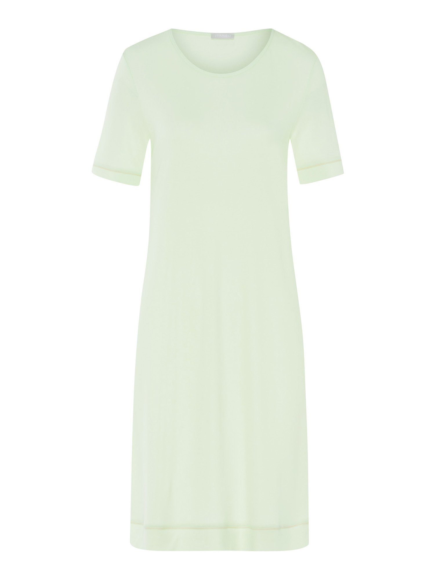 Hanro Nachthemd Natural Comfort, Kurzarm 90cm Nacht-hemd schlafmode sleepwear