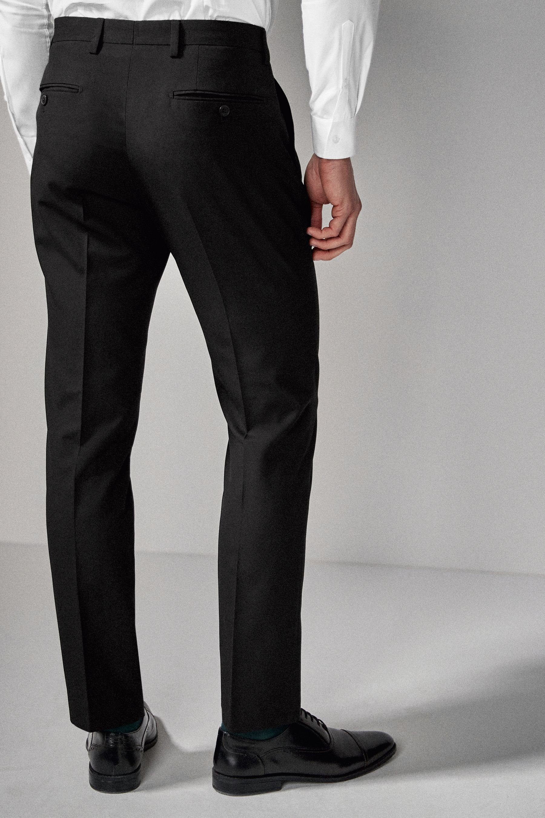 Next Anzughose Anzug: Slim Hose Black Fit (1-tlg)