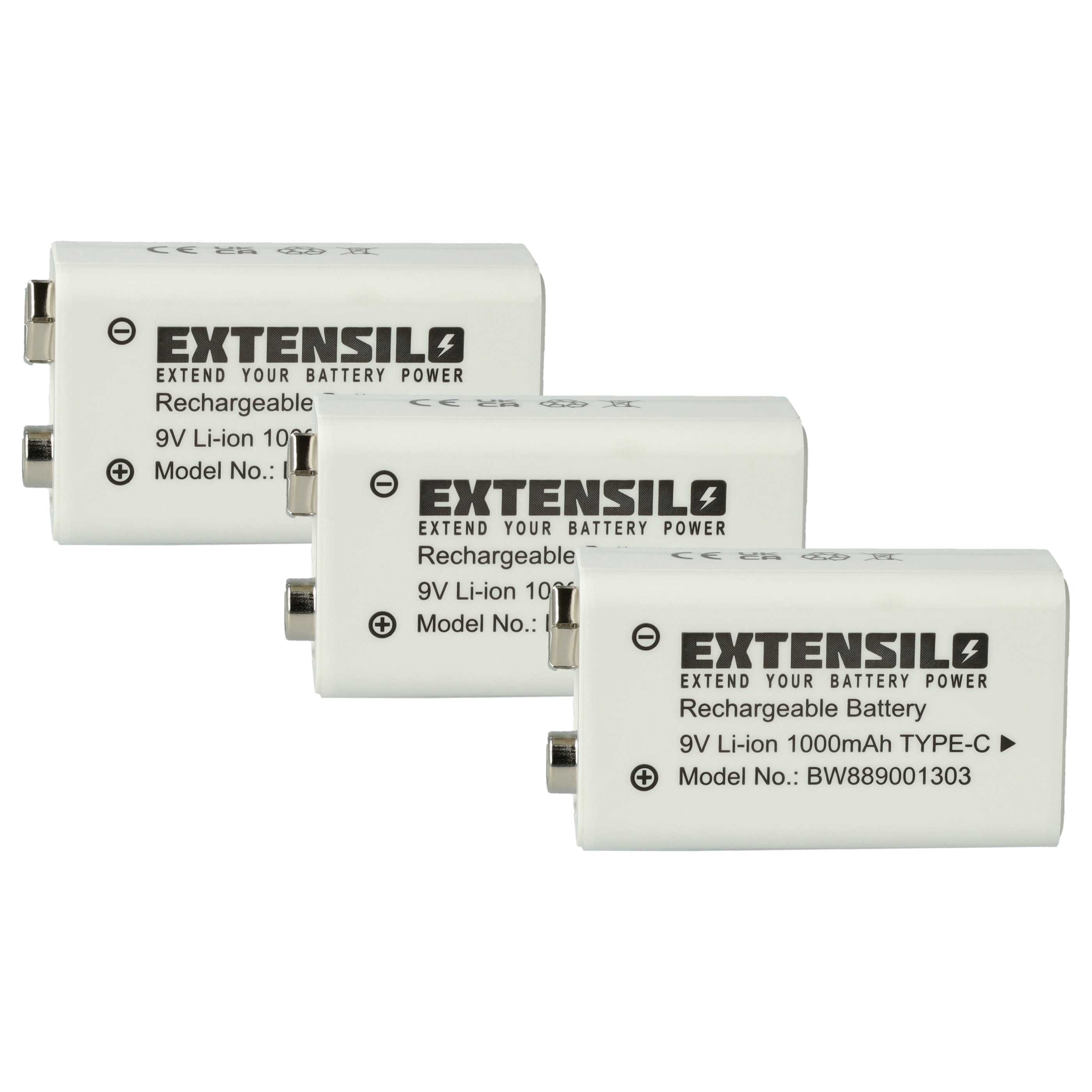 Extensilo für Akku Li-Ion 1000 mAh (9 V)