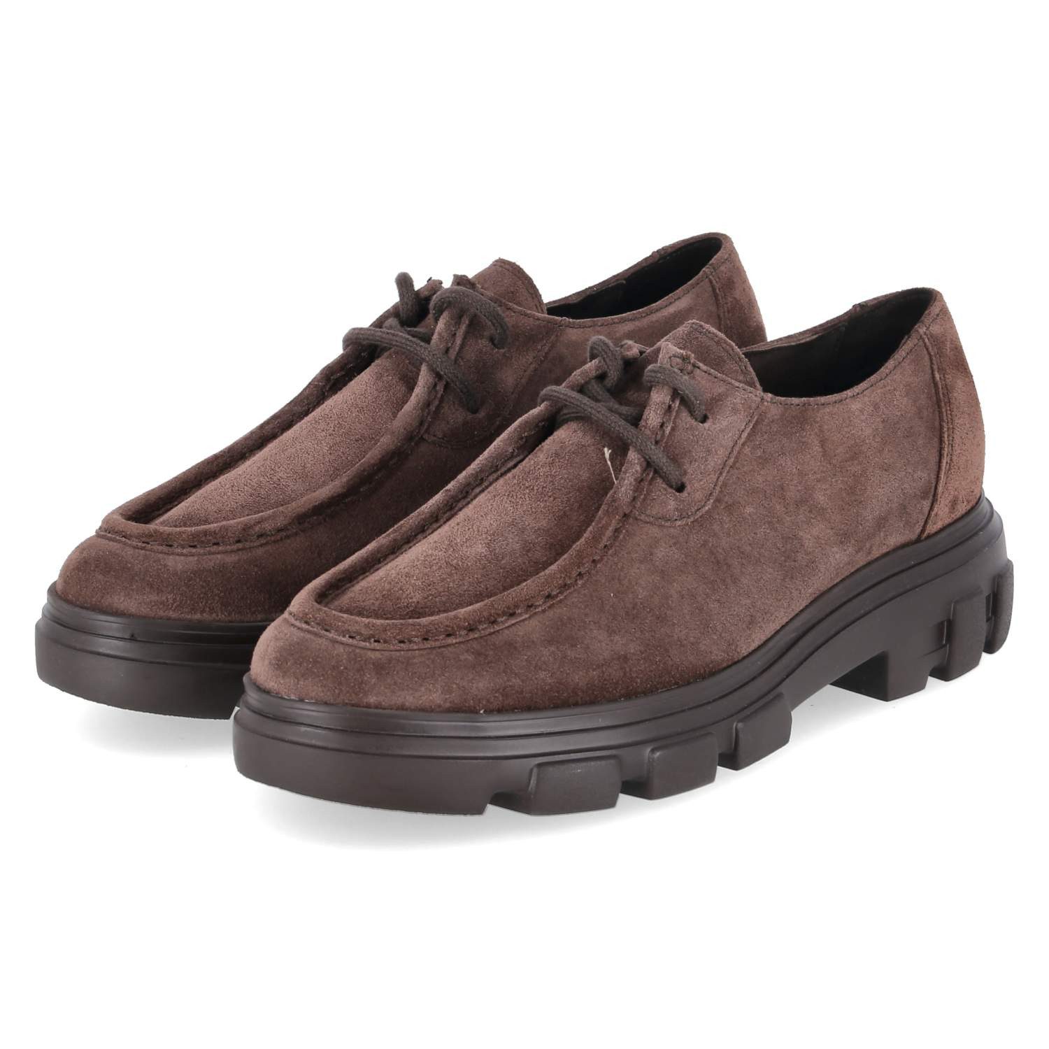 Paul Green Paul Green 1183-070 Damen Rauleder brown Schnürschuh