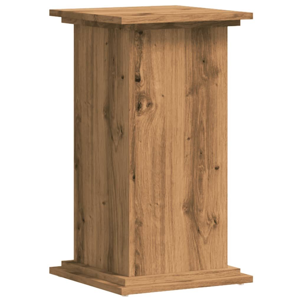 vidaXL Blumenständer 33 x 33 x 60 cm Blumenständer Pflanzenständer Artisan-Eiche Spanplatte