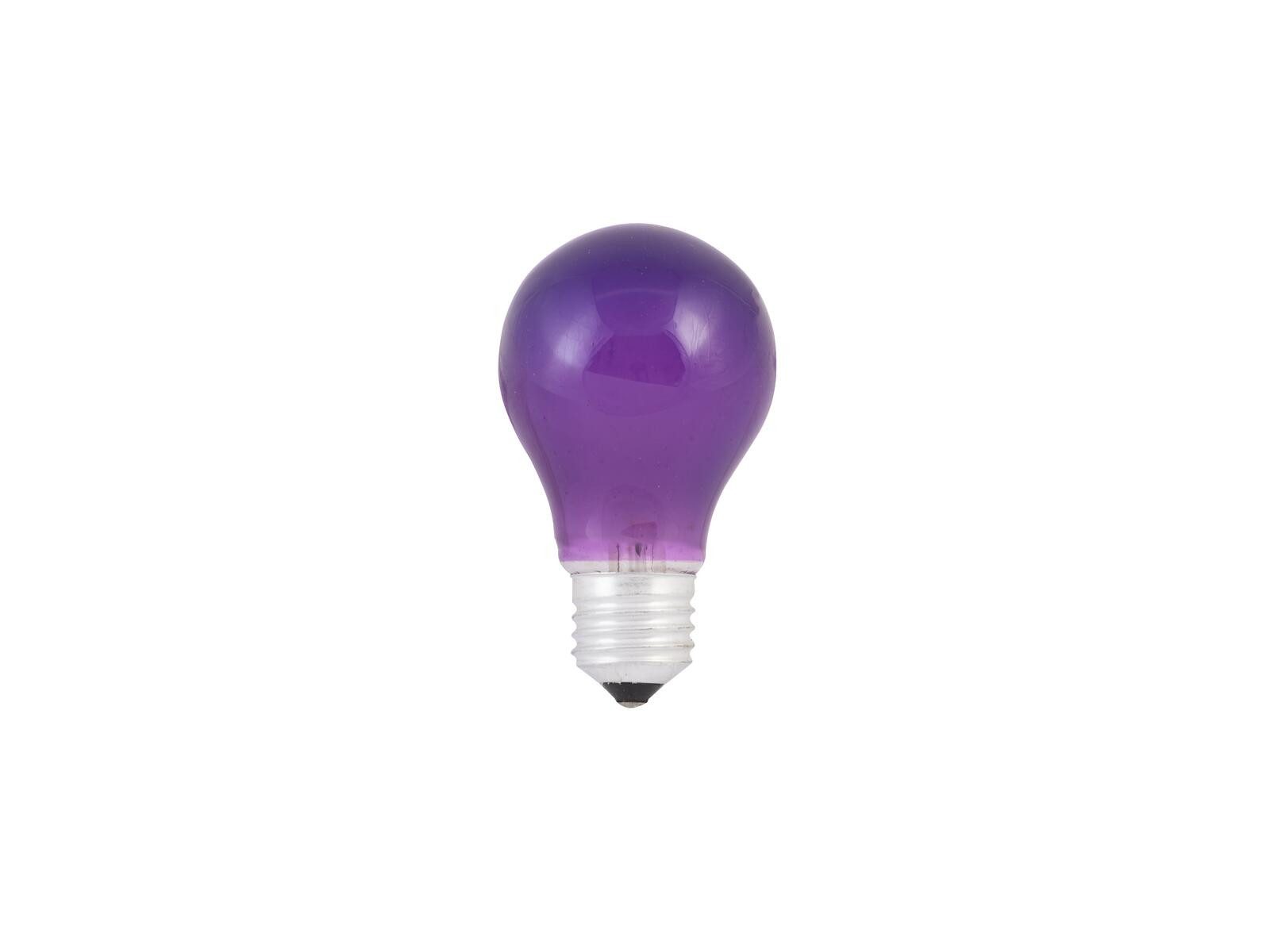 OMNILUX Spezialleuchtmittel OMNILUX A19 230V/25W E-27 violett, E27, Purple/violett