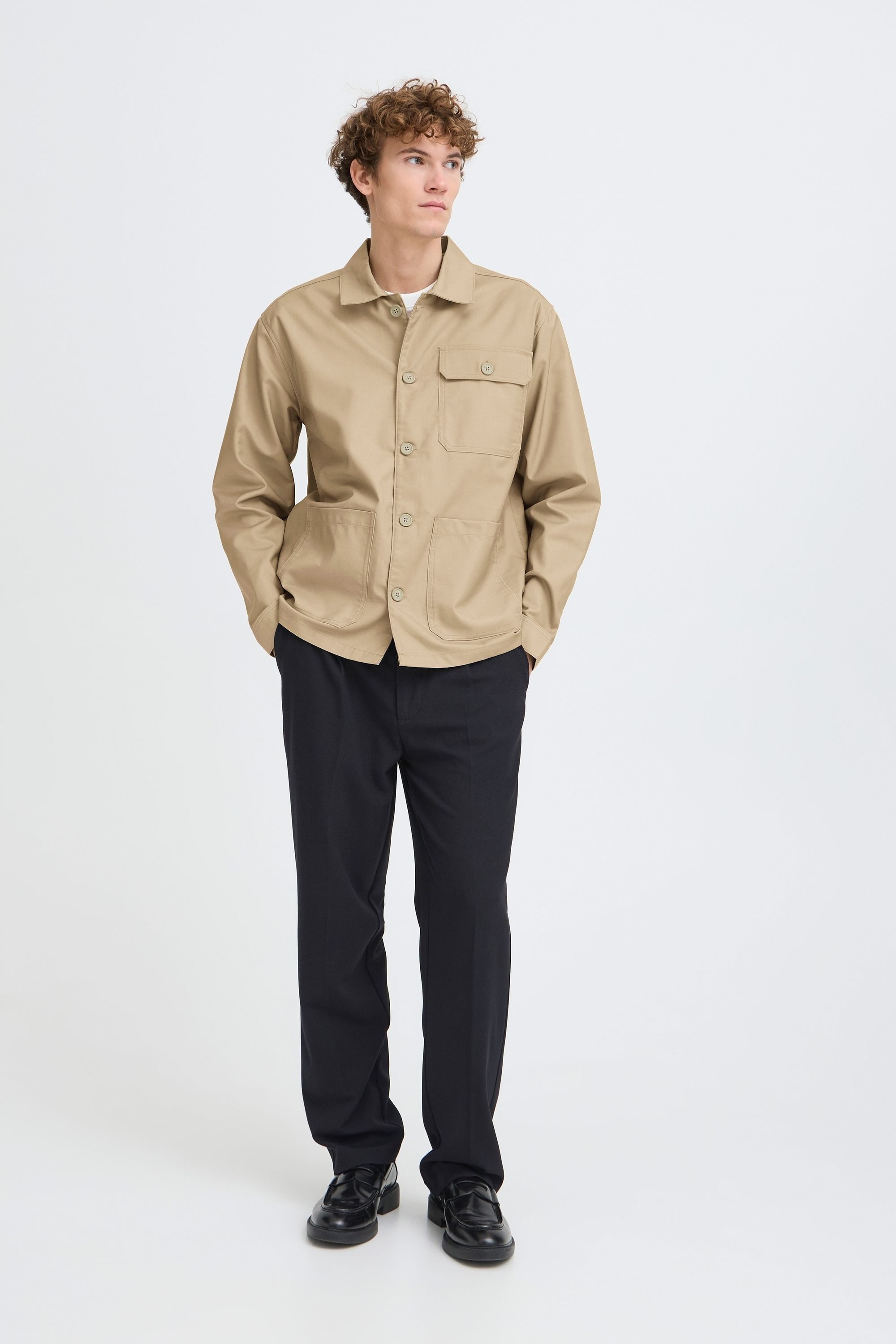 Casual Friday Hemdjacke CFEvans Overshirt Workwear-Hemd Jacke
