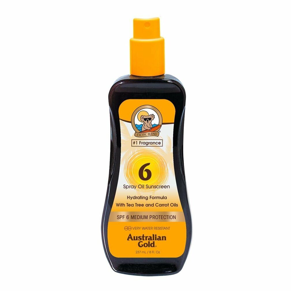 237 SUNSCREEN oil ml formula Körperpflegemittel Australian carrot SPF6 Gold spray