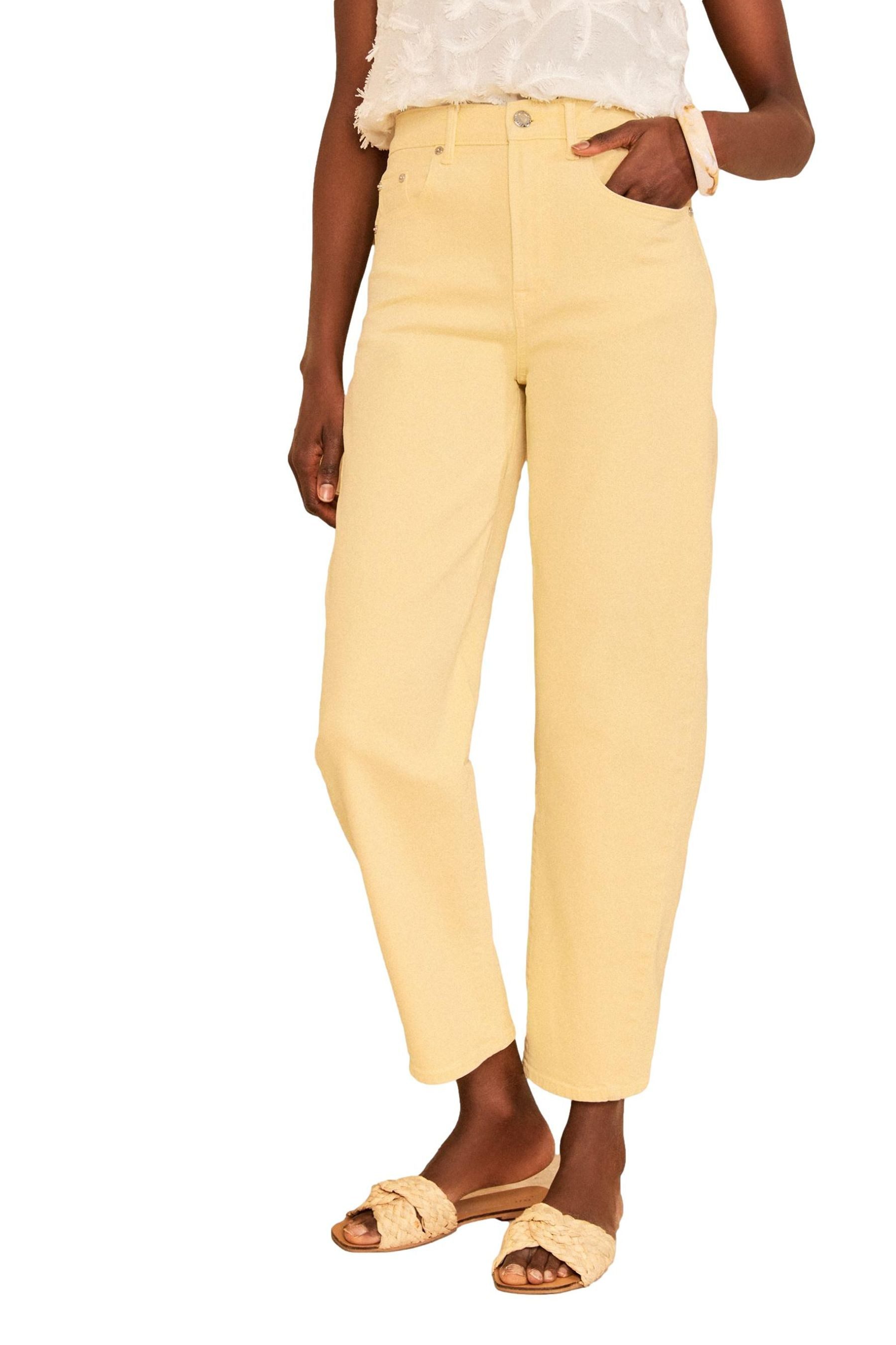 Weite Jeans Love & Roses Jeans mit Barrel-Bein