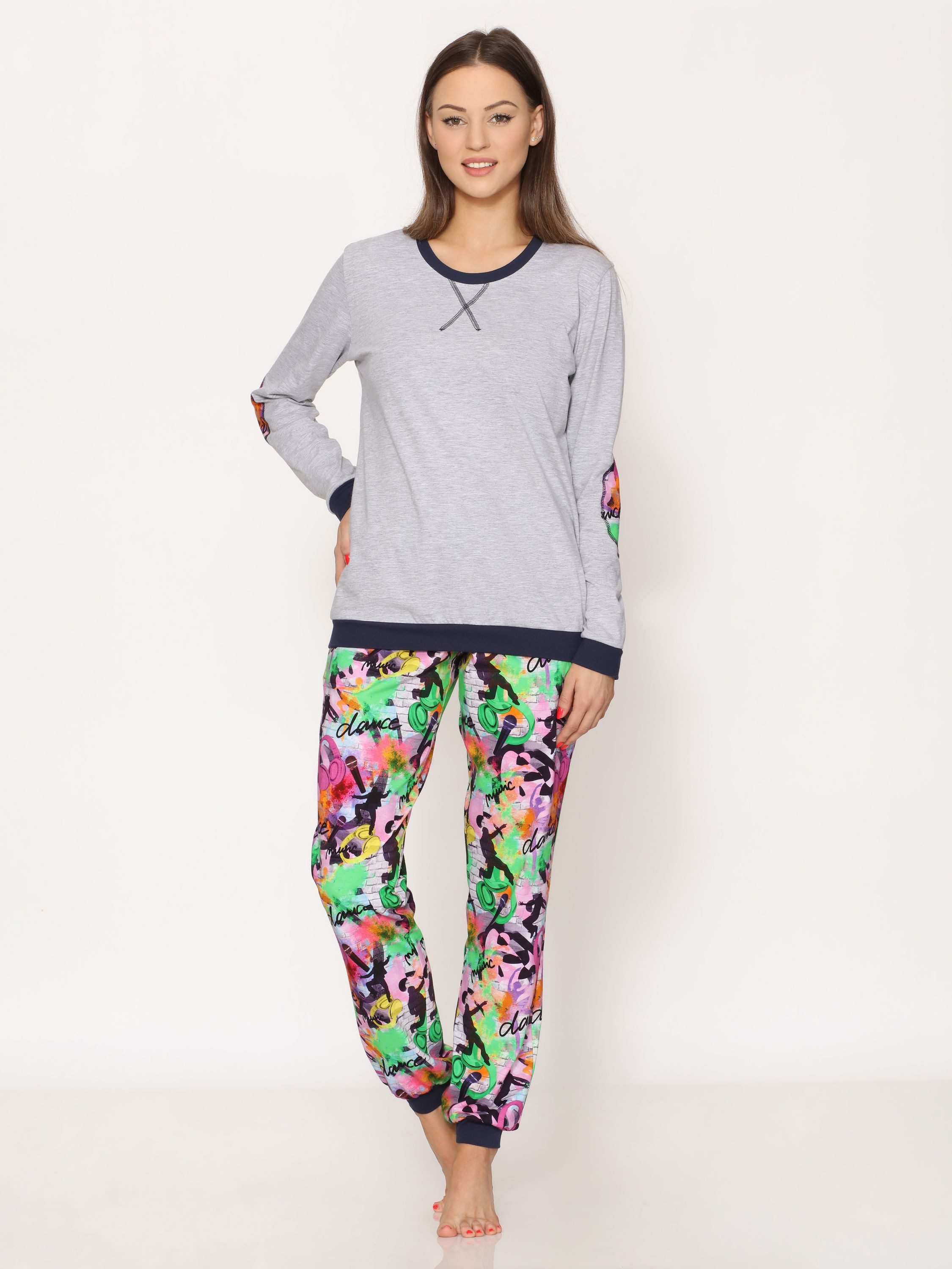 Merry Style Schlafanzug Damen Pyjama MS10-168 aus Baumwolle