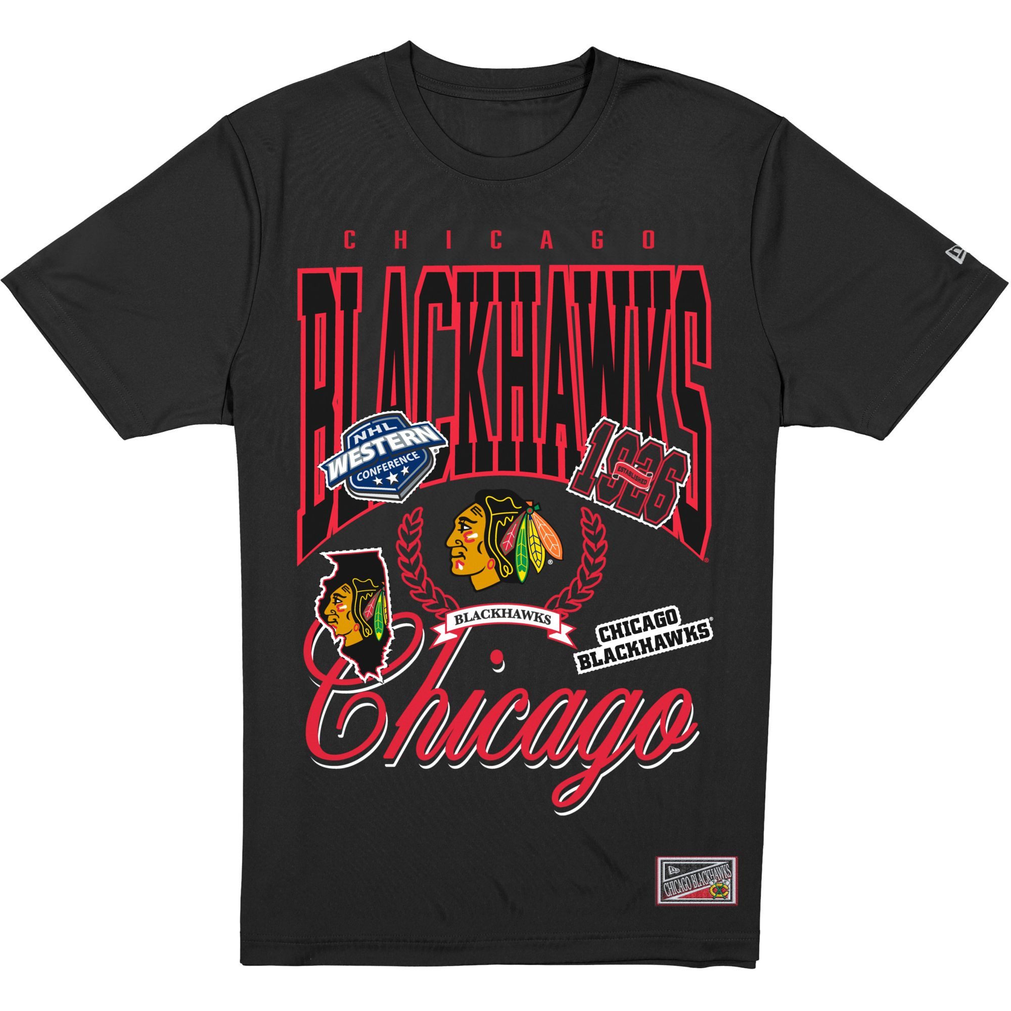 Print-Shirt Oversized NHL Chicago Blackhawks