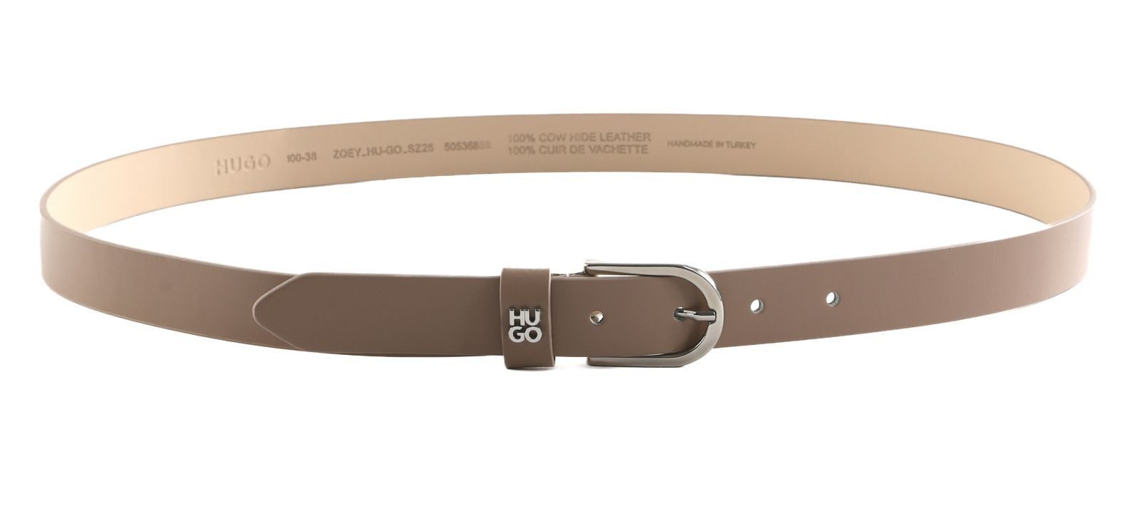 HUGO Ledergürtel Zoey Sz25 Belt aus echtem Leder – Bild 2 von 3
