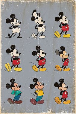 Close Up Poster Mickey Mouse & Minnie 3er Set Filmplakate 61 x 91,5 cm