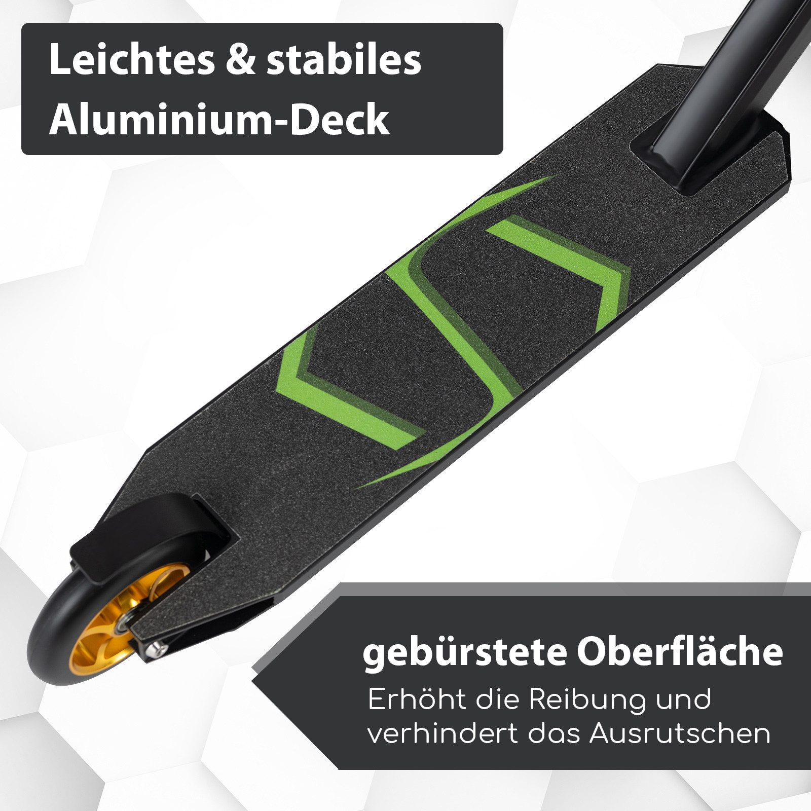 COSTWAY Scooter, Stuntscooter 360°-Lenker, ABEC-7, Pro