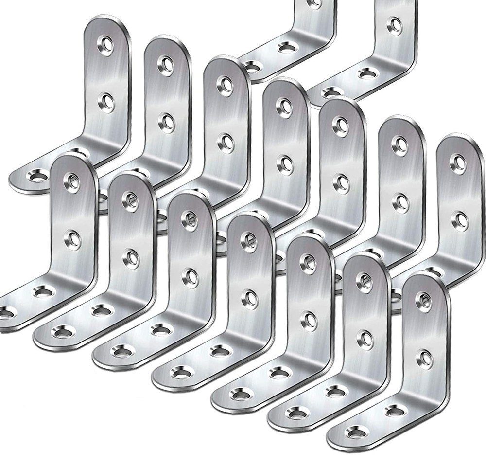 BAYLI Regal 30 Stück Winkelverbinder 40x40 mm, L-förmige Holzverbinder, 90 günstig online kaufen