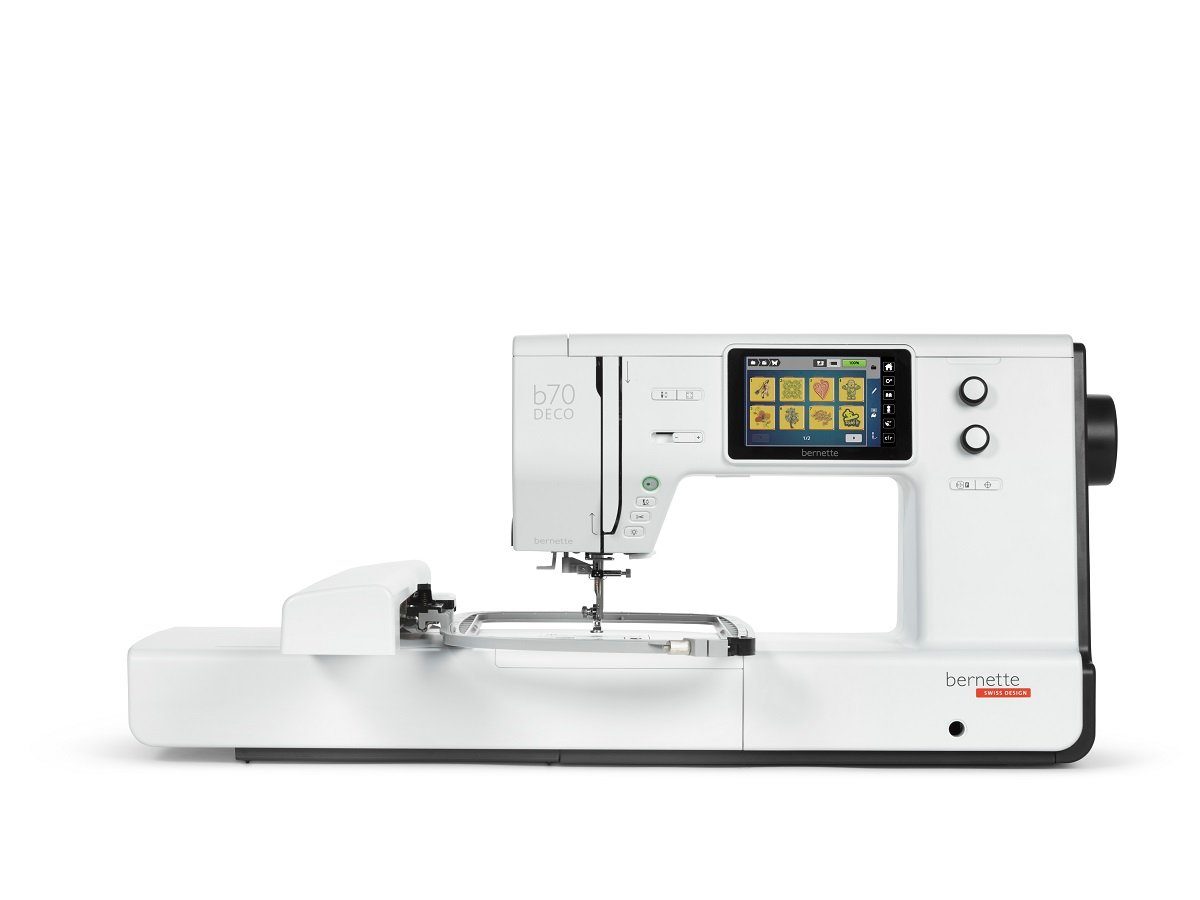 Bernette Nähmaschine b70 Deco Stickmaschine, inkl. Stickmodul + 3 Rahmen