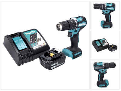 Makita Schlagbohrmaschine DHP 487 RF1 Akku Schlagbohrschrauber 18 V 40 Nm Brushless + 1x Akku 3