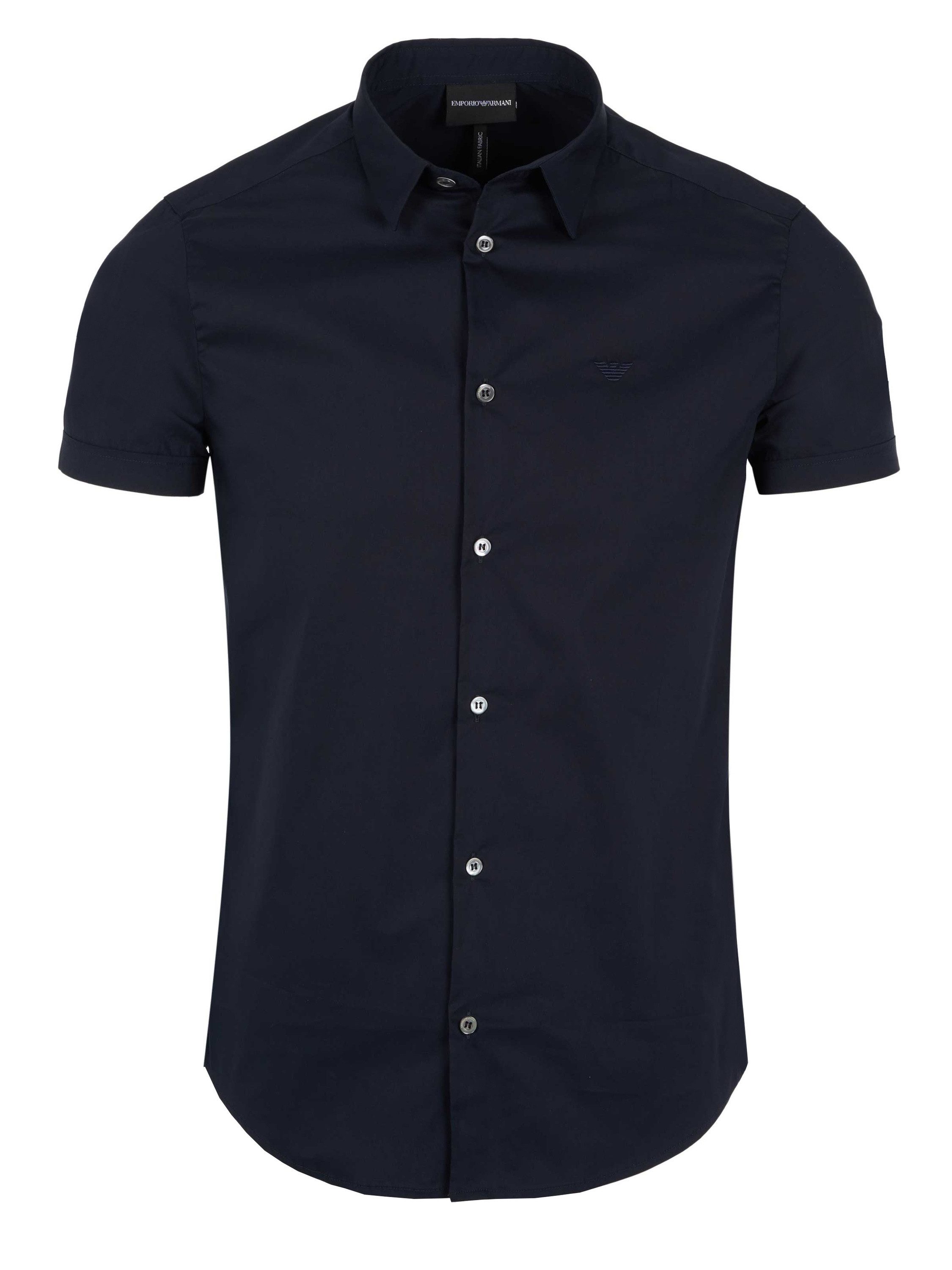 Emporio Armani Kurzarmhemd Kurzarm FreizeitHemd für Herren (1-tlg., keine Angabe)