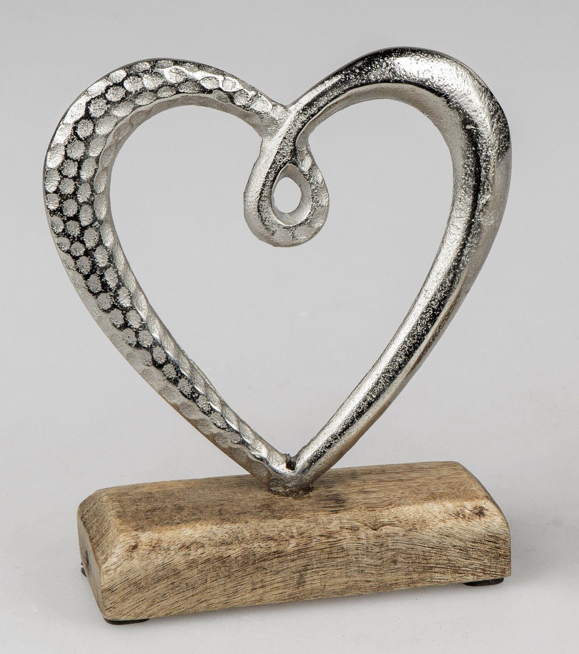 formano Dekoobjekt Hearts, Silber B:14cm H:16cm Metall