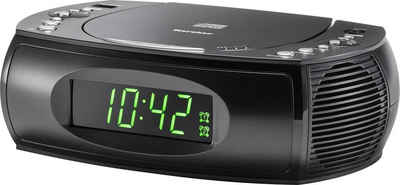 Karcher UR 1308 Uhrenradio (UKW mit RDS, 2 W, 2 Weckzeiten, CD-Player, USB)