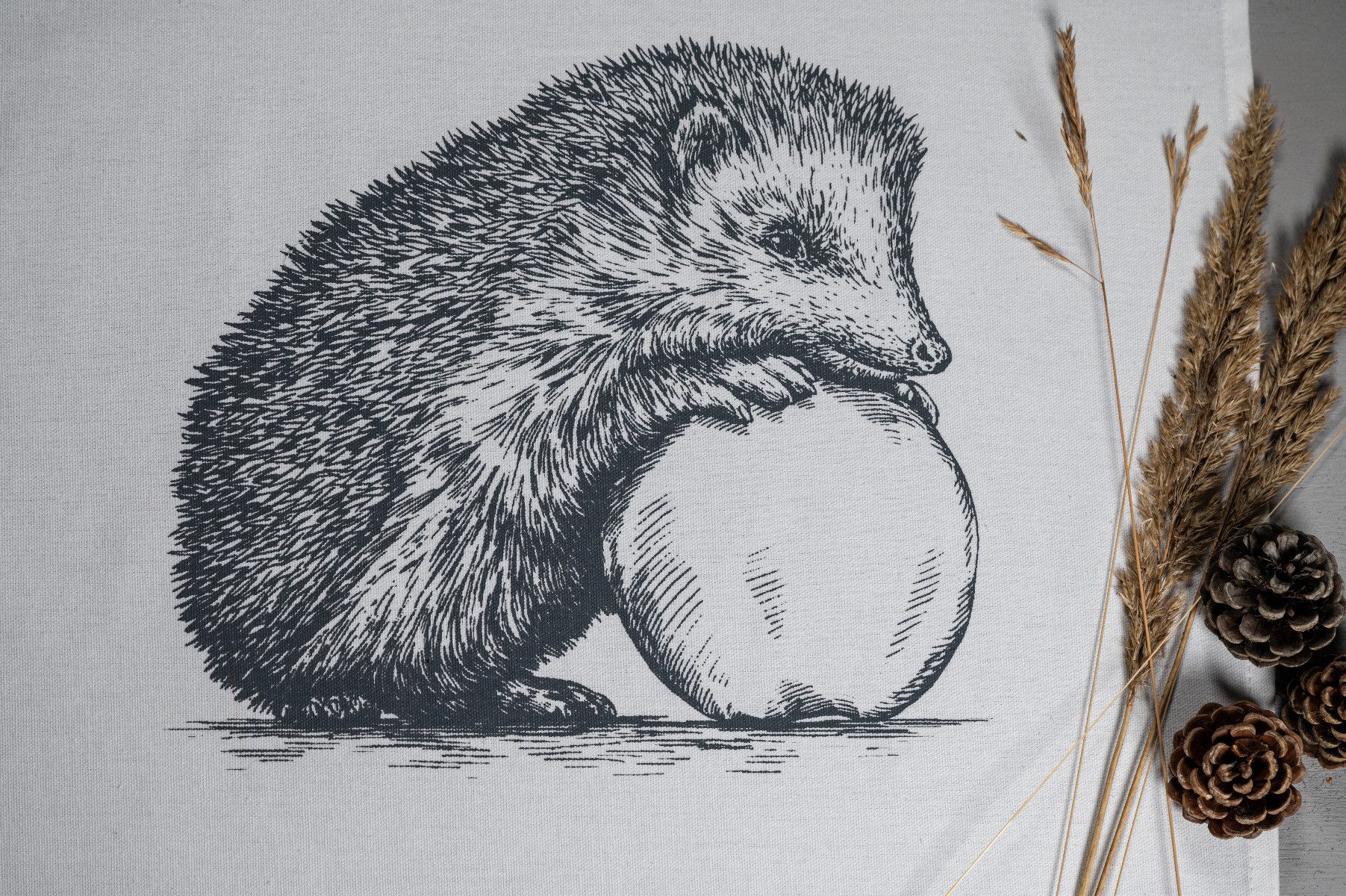 17,30 Hamburg Geschirrtuch Igel mit Apfel, günstig online kaufen