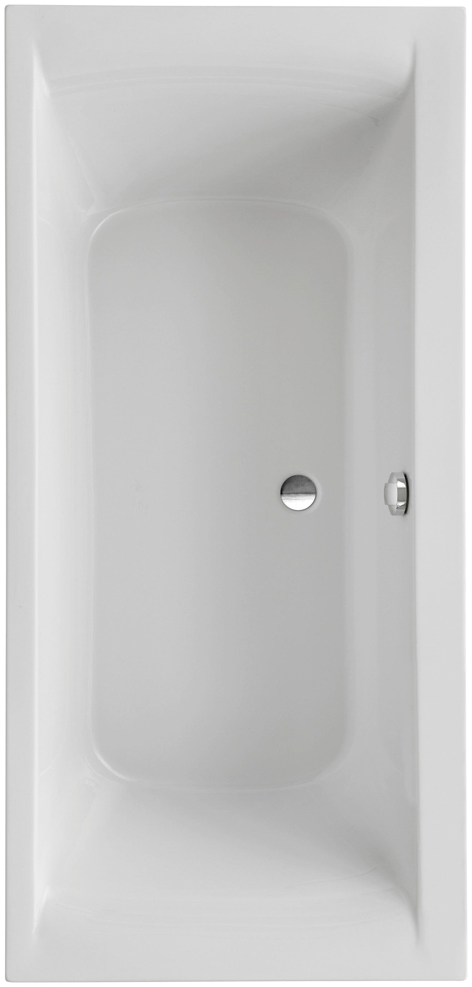 OTTOFOND Einbauwanne Duo, (Set, 4-tlg), 190x80 cm, mit Fußgestell, Ablaufgarnitur und Fugendichtband