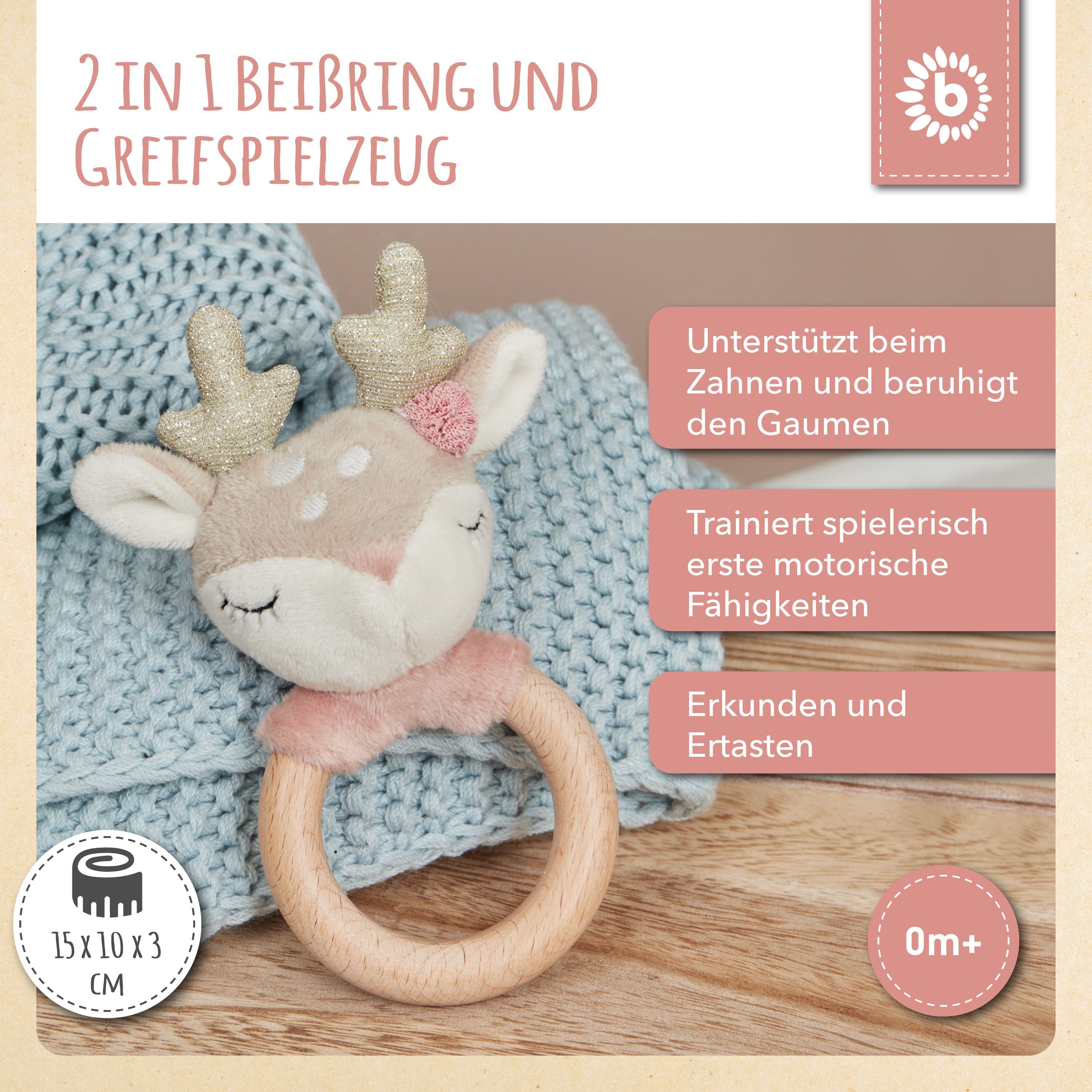 BIECO Greifspielzeug Bieco Holz Greifling Baby günstig online kaufen