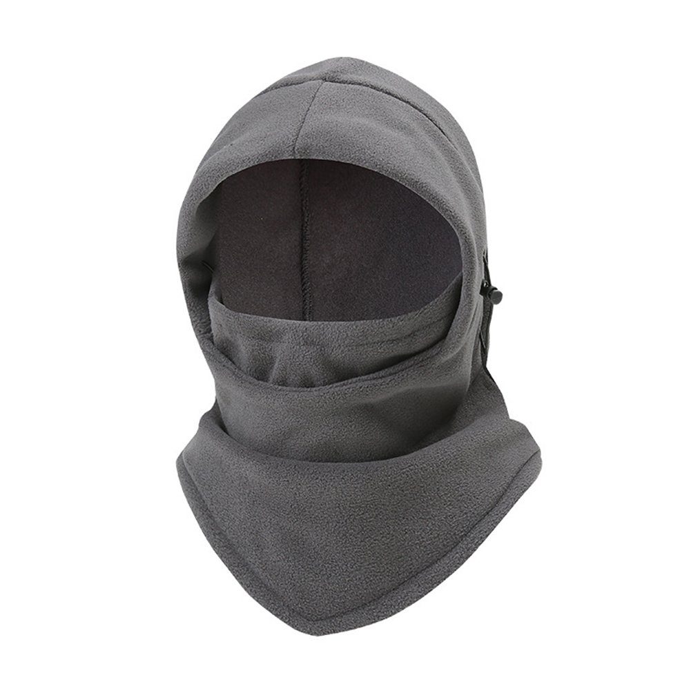 Blusmart Skimütze Outdoor-Radsport-Kopfbedeckung, Unisex, Outdoor-Gesichtsabdeckung grau