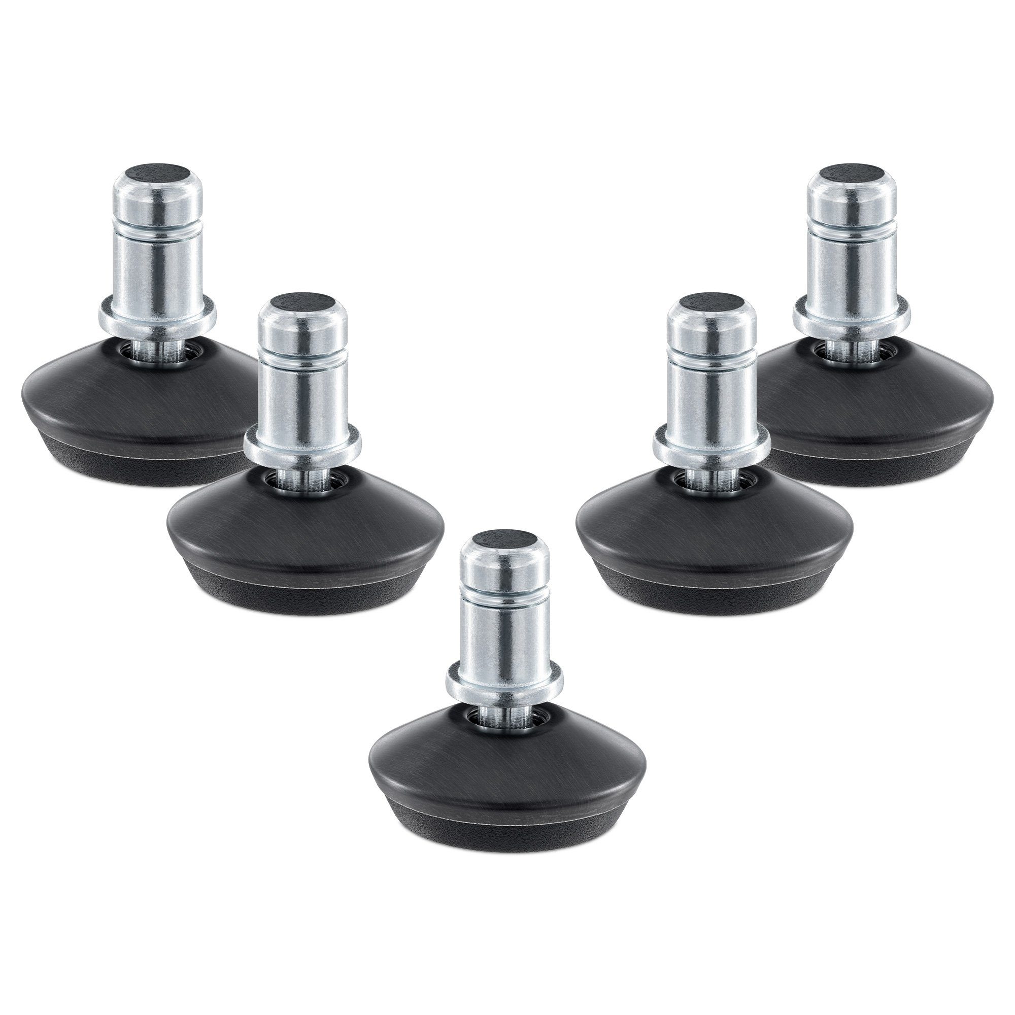 kwmobile Stuhlrolle Bürostuhl Gleiter 5er Set, für Schreibtischstuhl, (5-St)