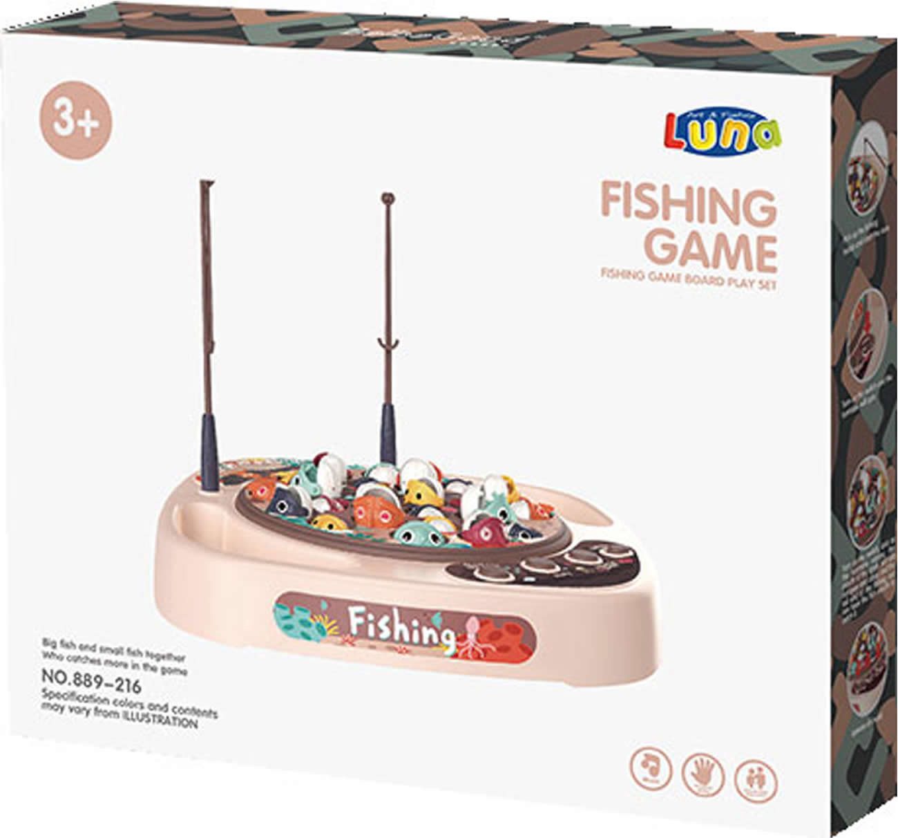 Diakakis Badespielzeug Angelspiel Schnapp 27-tlg. pink Licht Sound