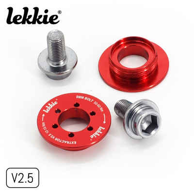 Lekkie Fahrradkurbel Pedalarme Self Extractor Upgrade Set V2.5 Rot