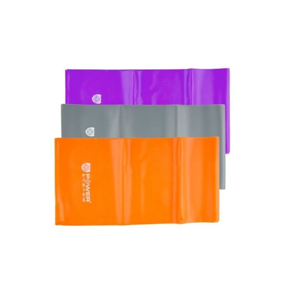 Power System Kraftbänder POWER SYSTEM Fitnessband Widerstandsbänder Gymnastikband 3er-Set, Das einfache und benutzerfreundliche Produkt