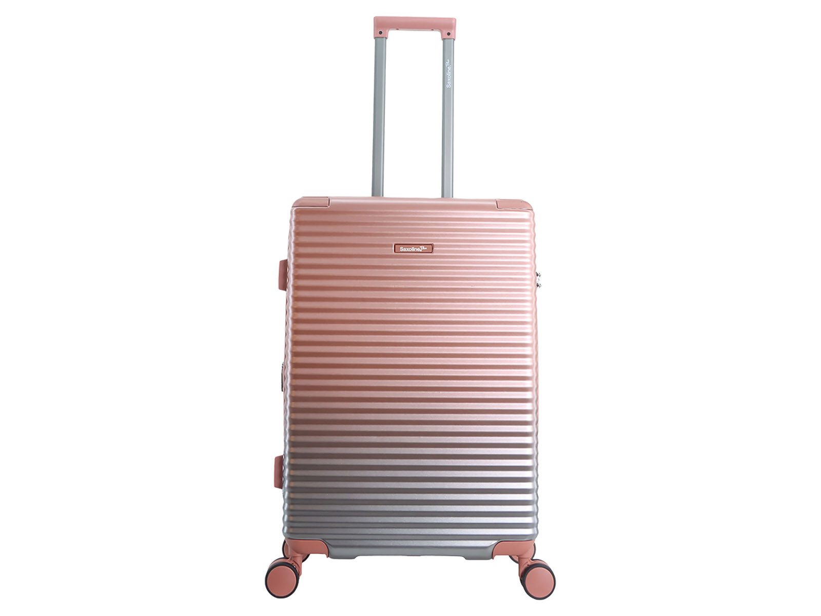 Saxoline® blue Koffer Elite Trolley Spinner 66 cm, 4 Rollen, TSA-Zahlenschloss