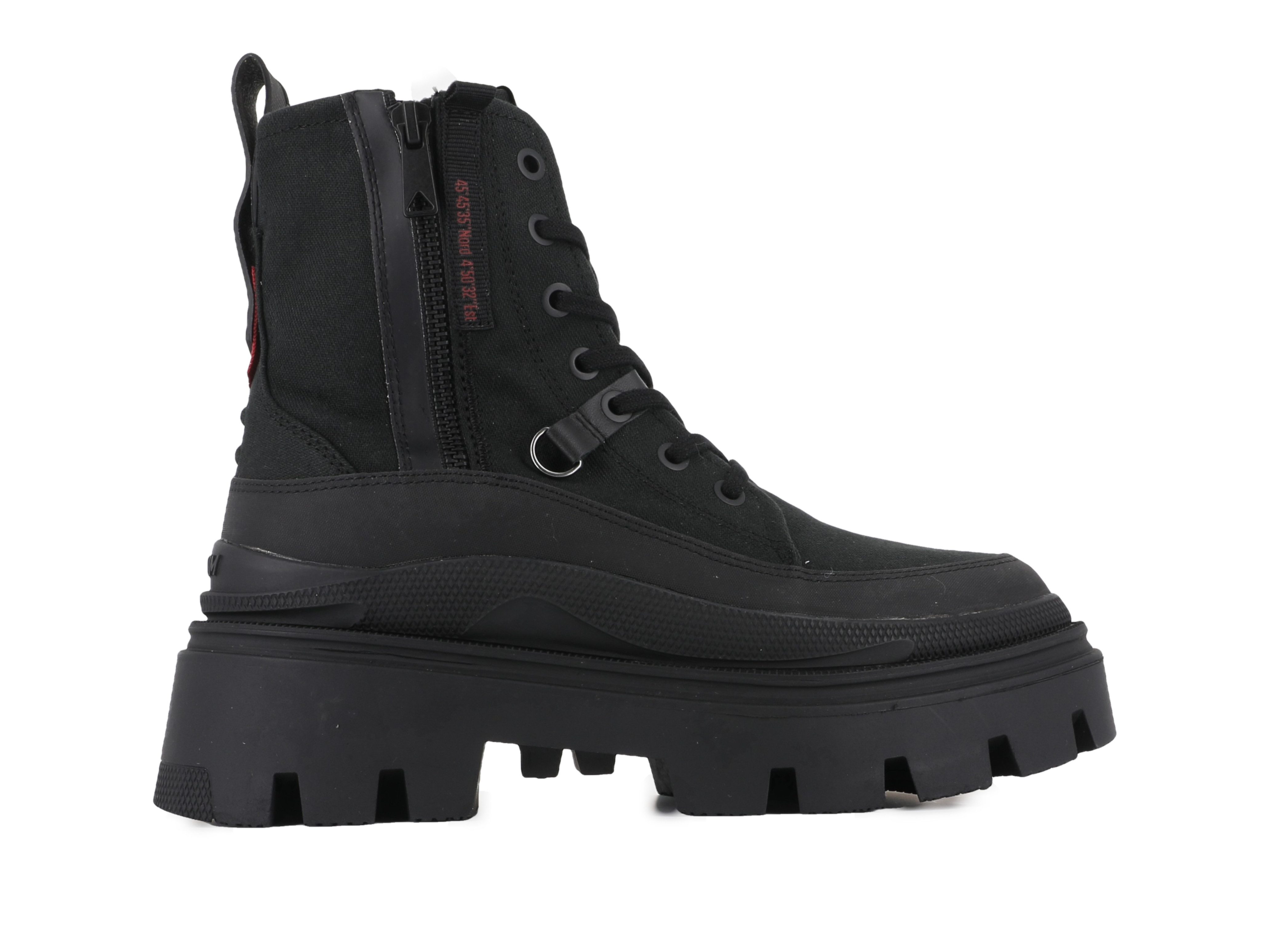 Palladium PALLASQUAD ZIP TX Schnürboots Chunky Boots, Schnürstiefel mit Pla günstig online kaufen