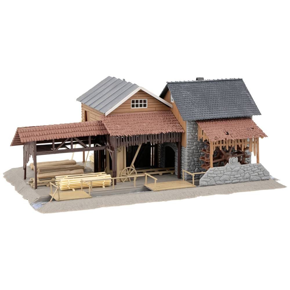 Modelleisenbahn-Gebäude H0 Aktions-Set Sägewerk