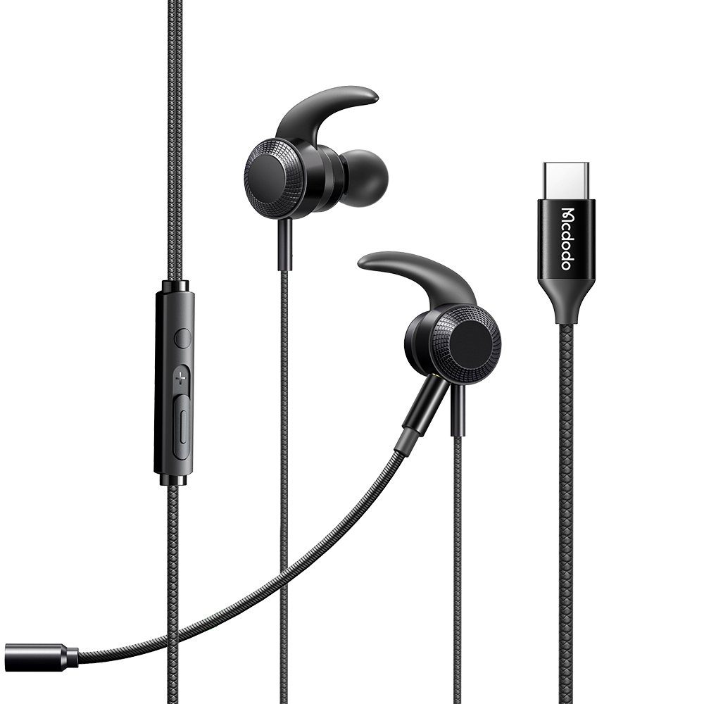 mcdodo Gaming Kopfhörer Bluetooth Digital Gaming-Kopfhörer Headset Typ-C In-Ear-Kopfhörer Schwarz